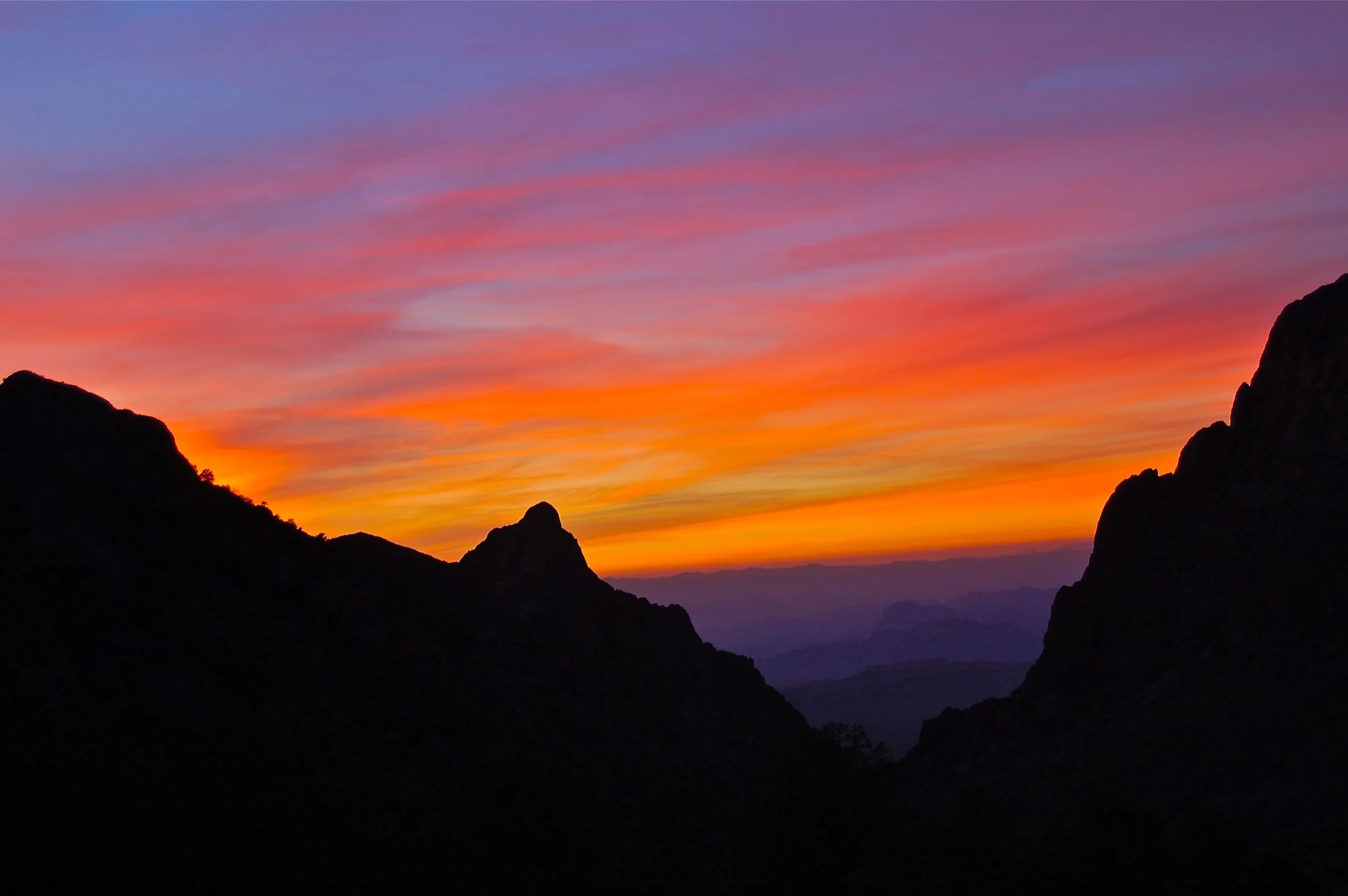 The Window in the Chisos Mountains in Big Bend