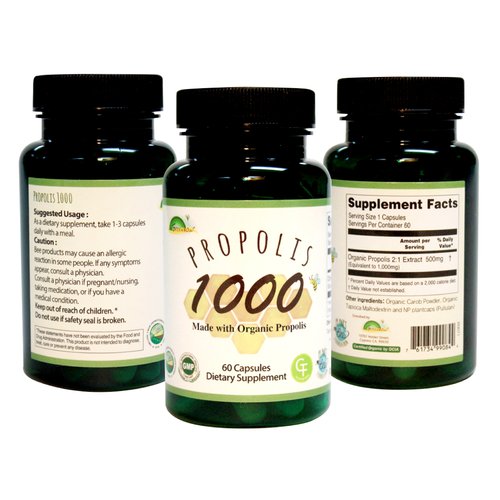 Propolis 1000mg (60 Caps) — Greenbow US