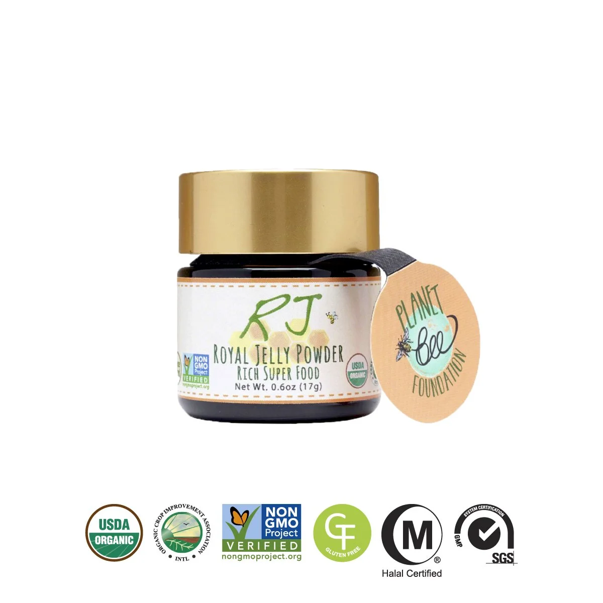 Organic Royal Jelly Powder (0.6oz)