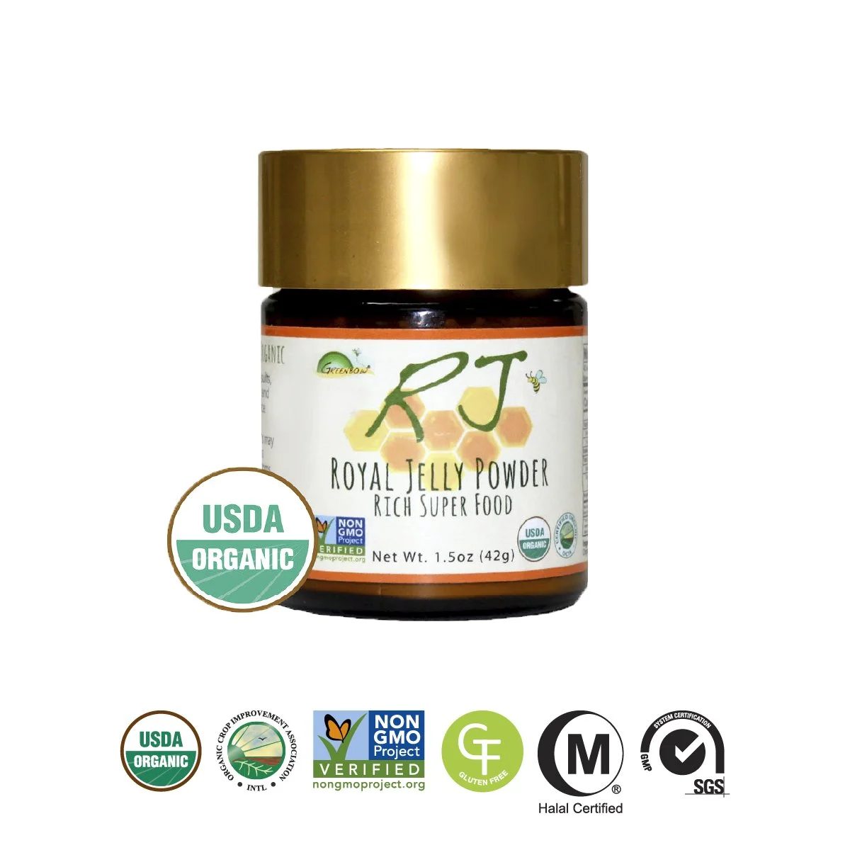 Organic Royal Jelly Powder (1.5oz)