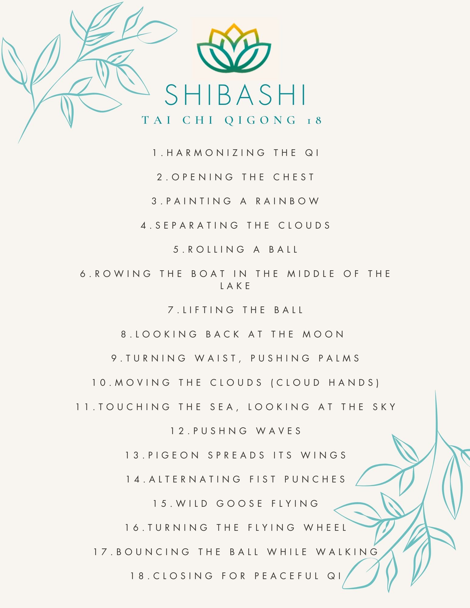 Shibashi - A moving meditation for Vitality