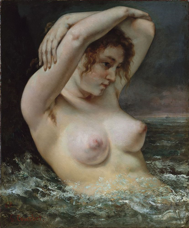 The Bather, 1858, Gustav Courbet