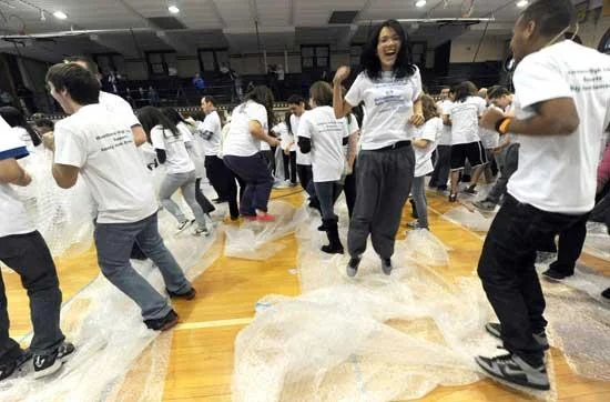 Popping Bubble wrap