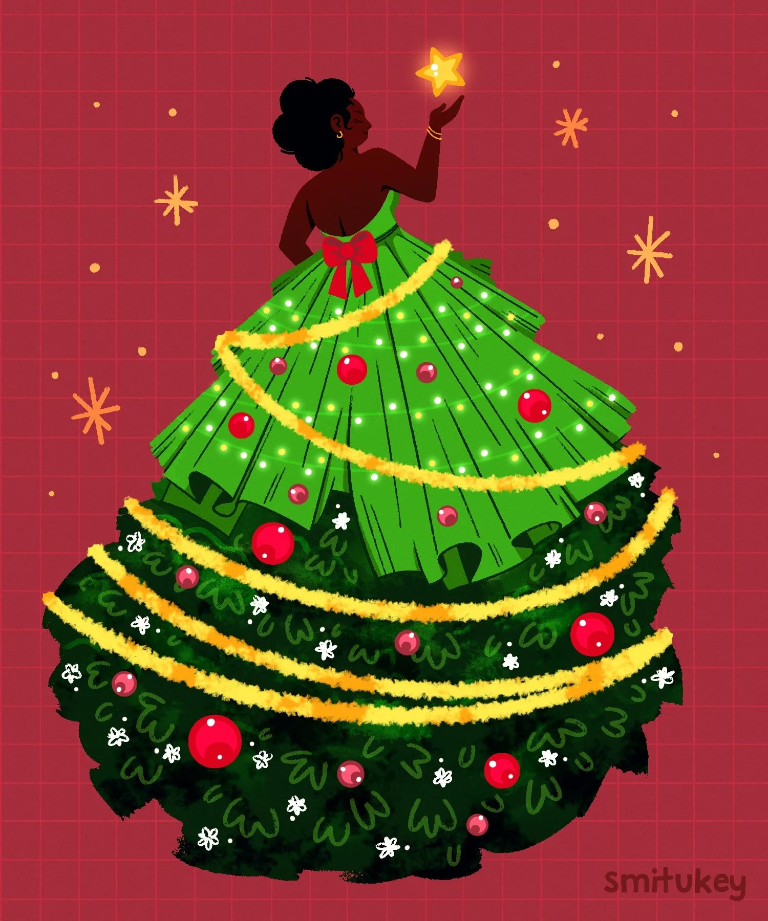 8. Train 9. Fairy lights.JPG