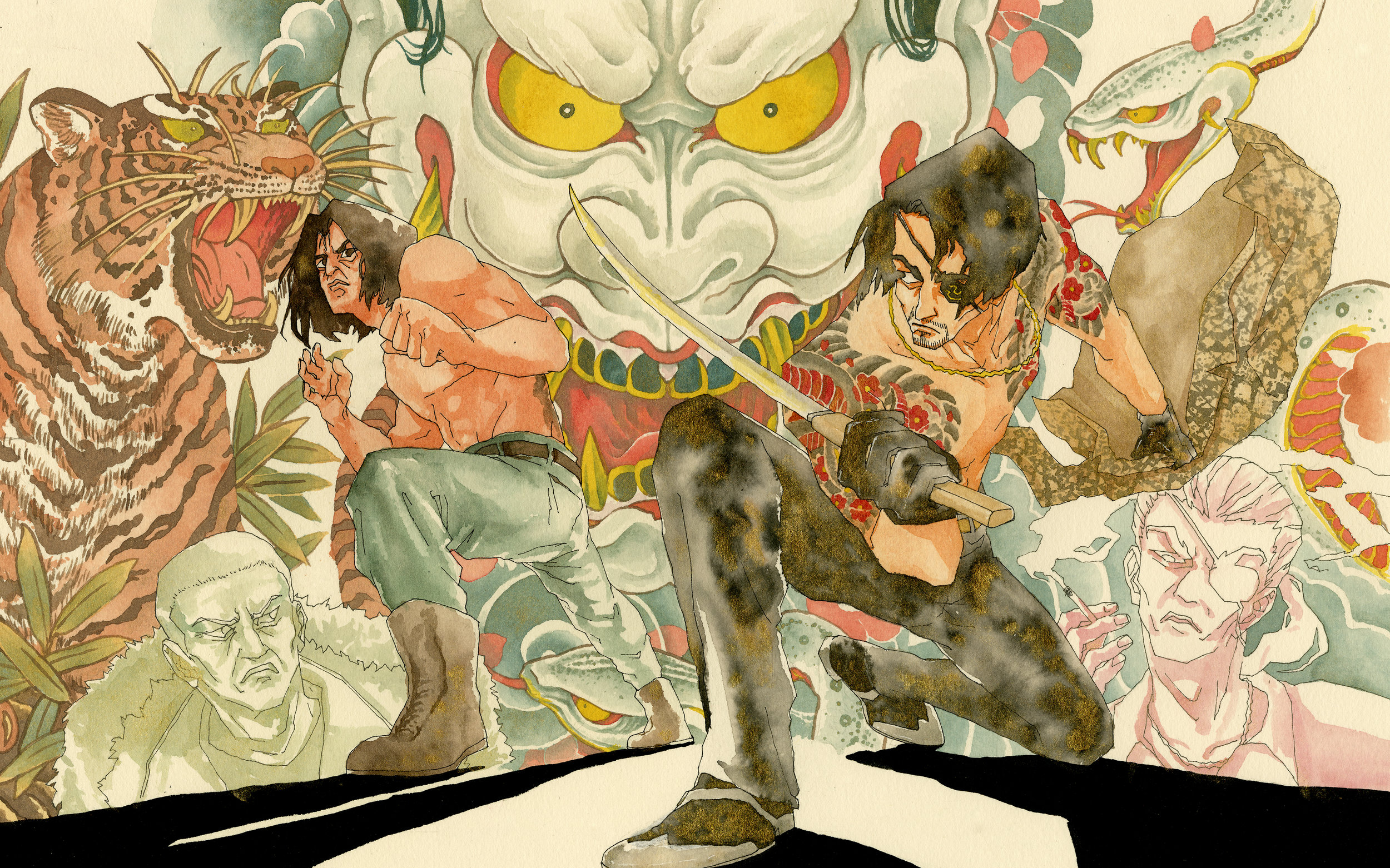 Yakuza Series Tribute featured in the Yakuza 6 Song of Life Artbook (SEGA)