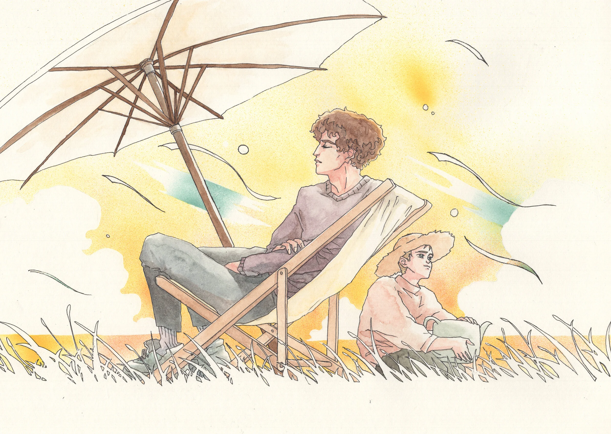 Tribute to After Us, the Savage God by Moto Hagio.