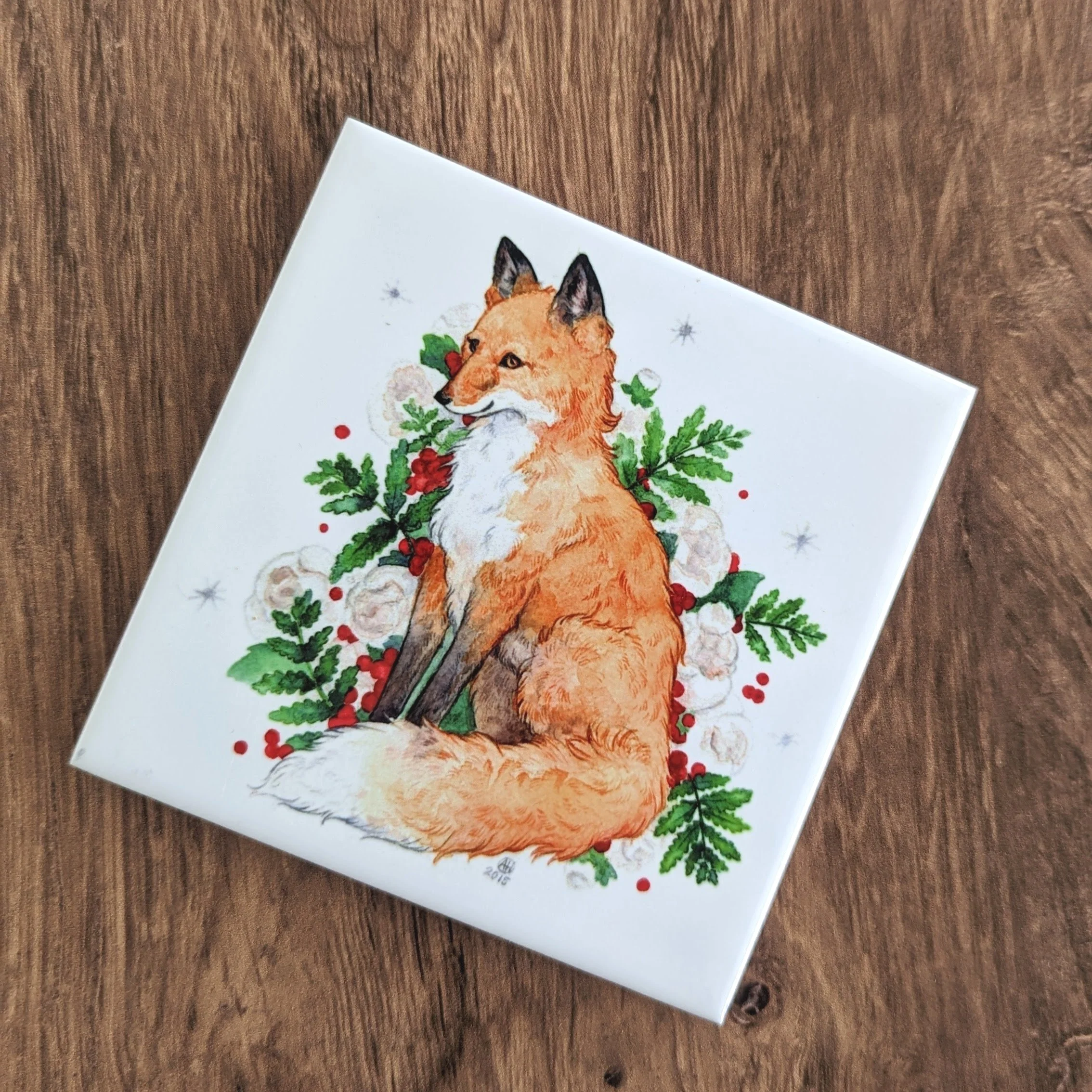 Ceramic Tile Coaster - Woodland Animals