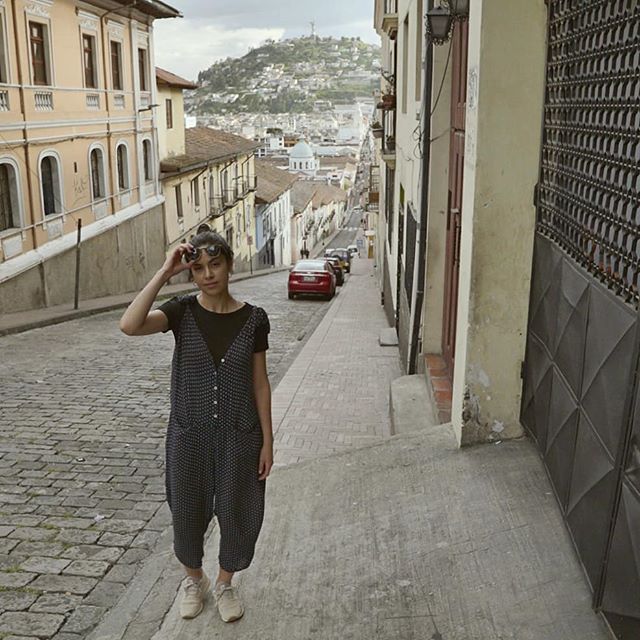 Here I am stomping around #Quito in my maternity romper.  I promise, I'm happy to be here. Also, not pregnant, just like comfortable clothes. #fashion
Photo cred @lauralaham