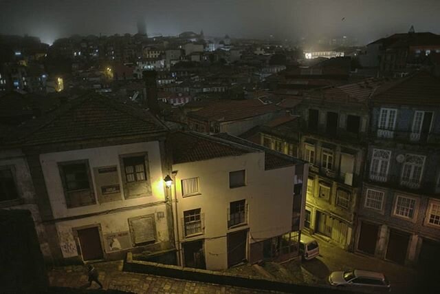 #Porto is one of the coolest walking cities I've ever roamed.  Friendly locals keep apologizing for the overcast and rainy days without knowing it's my favorite flavor of weather.  Here's a shot from a port-infused nightwalk.
