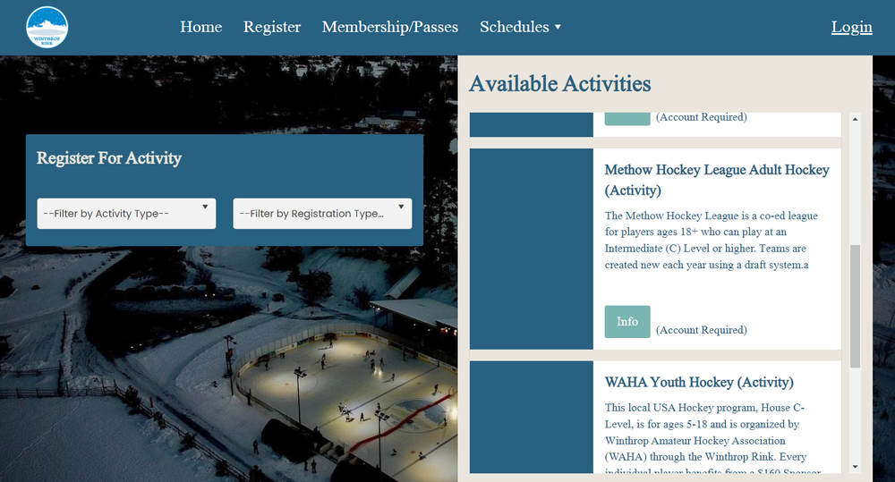 Registration — Winthrop Rink
