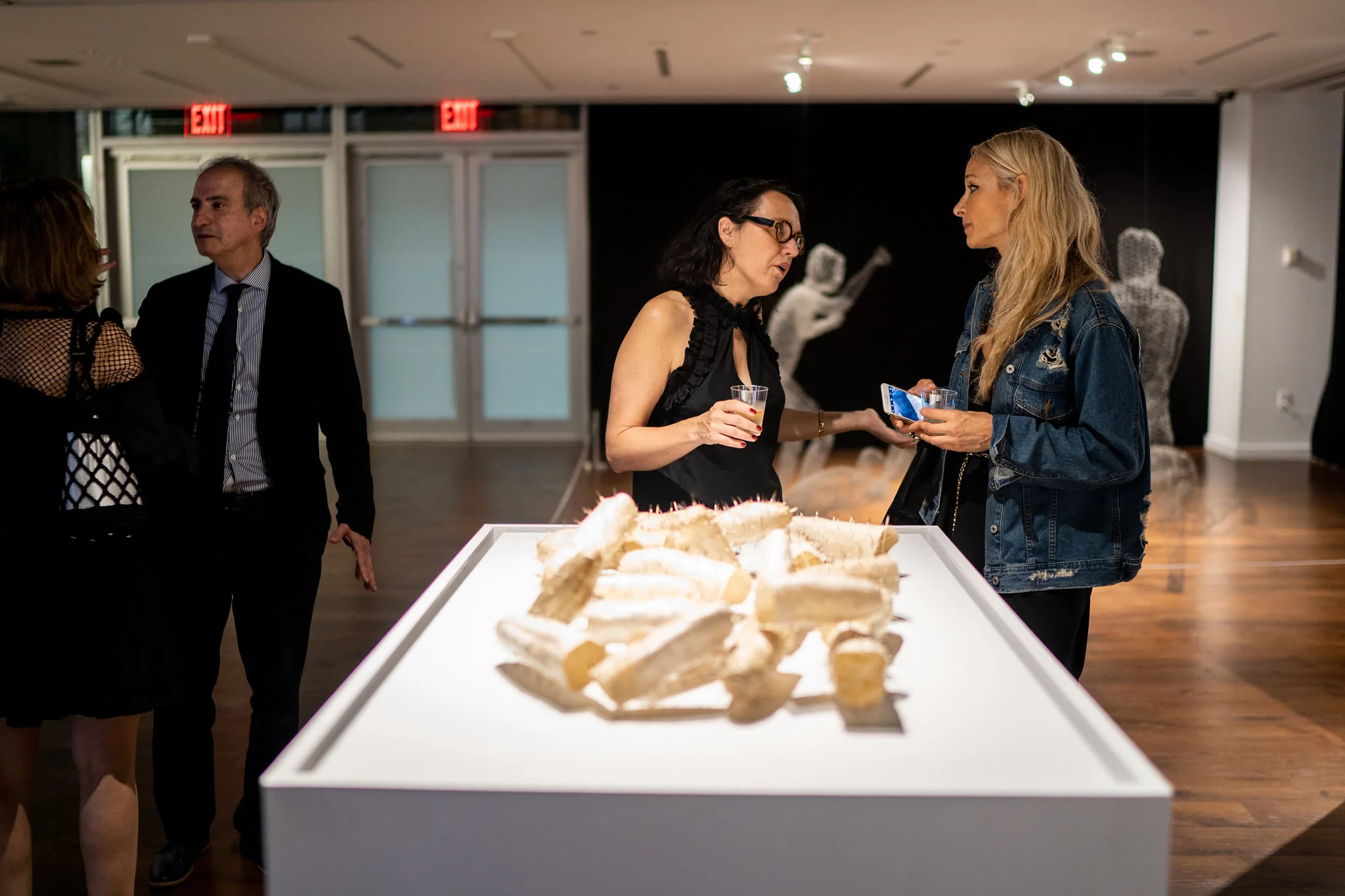 Monika Fabijanska, Indira Cesarine. The Un-Heroic-Act opening. Photo Austin Pogrob