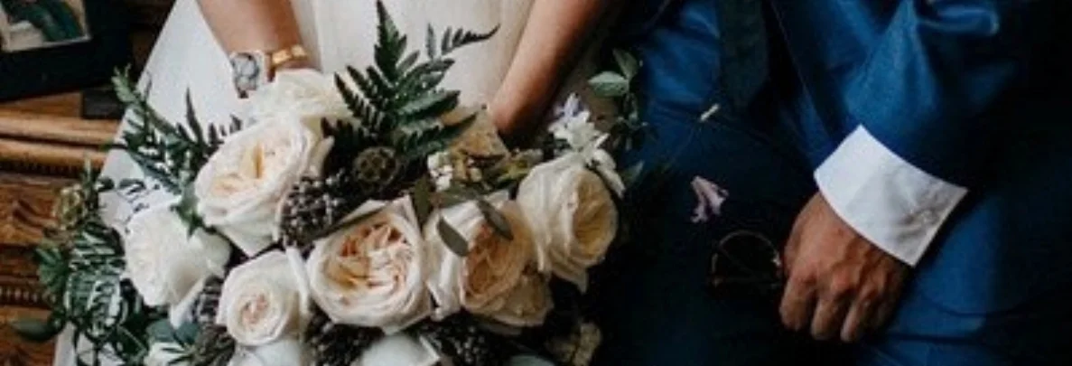 "Cathy of Lamb and Twig completely exceeded my expectations and created the most beautiful arrangements I've ever seen. She took my inspiration and somehow made it even better. My bouquet was so beautiful I had to be reminded to set it down! She created my bouquet, my bridesmaids' bouquets, garlands for the dinner tables, blooms for the cake, and even flowers on the arch we stood under during the ceremony. I was moved to tears when I saw how perfect everything looked." -Kelli L