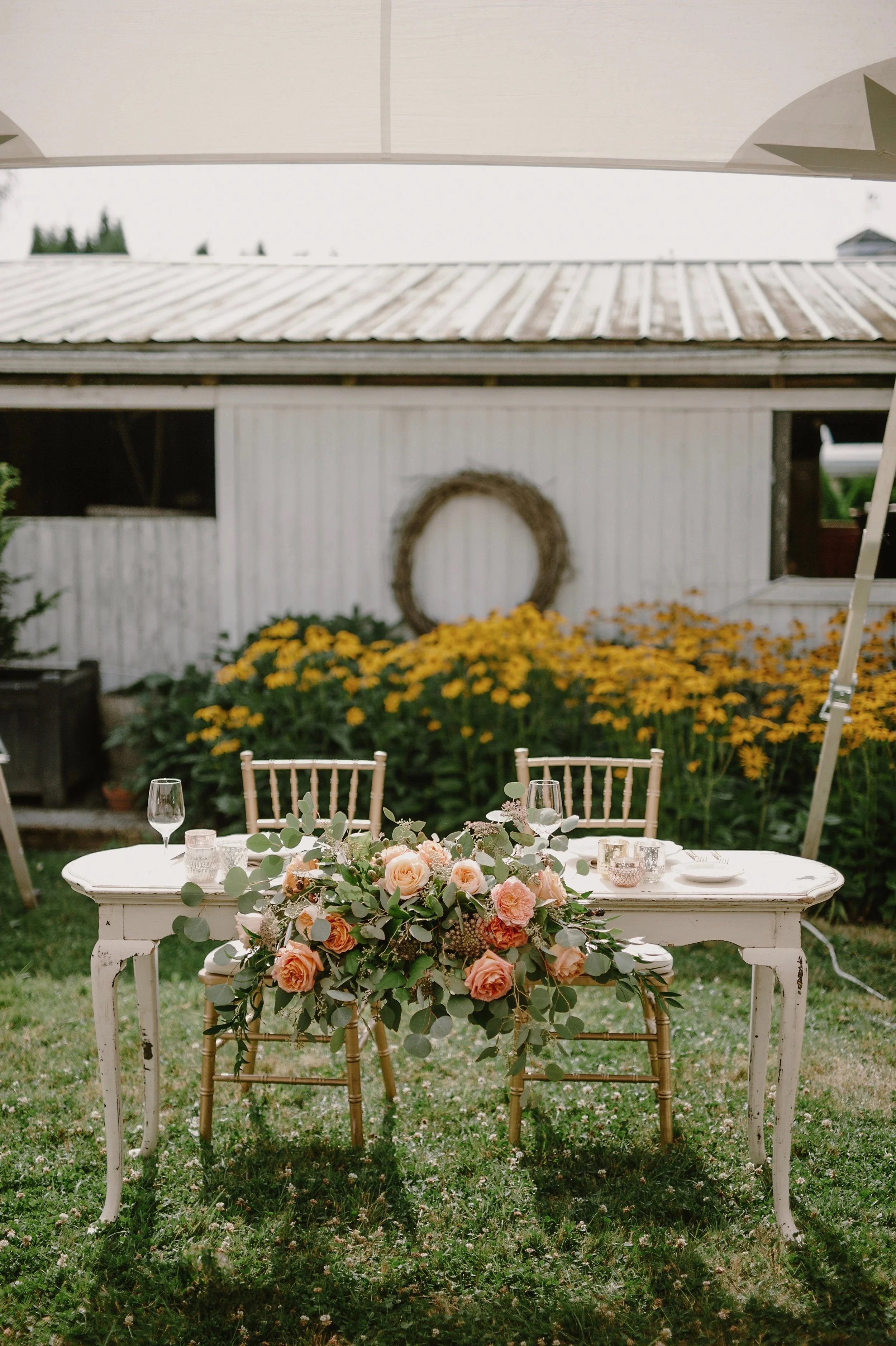 Sweetheart table-Photo by Kristen Marie Parker