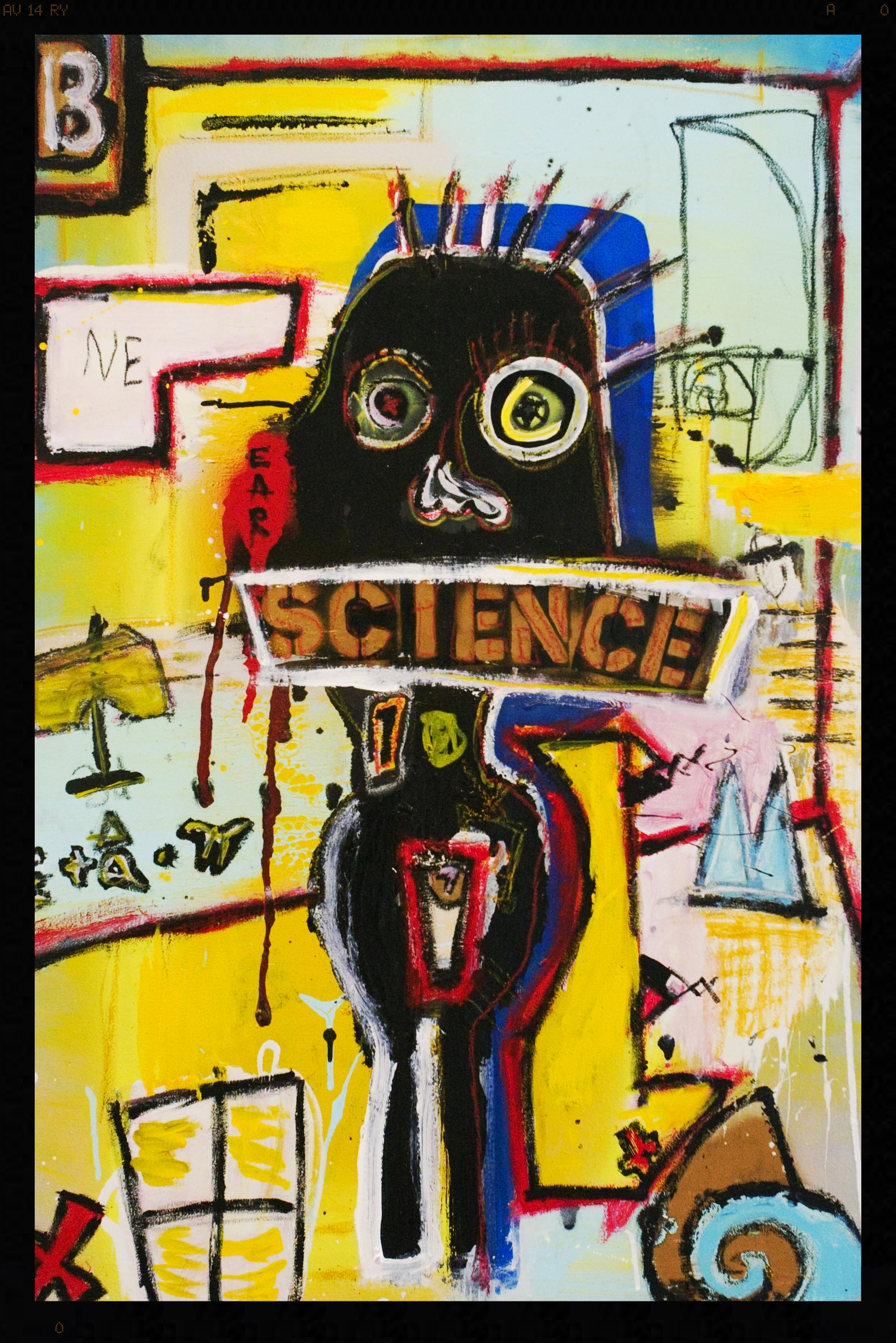 Science is Golden (2014) // oil/acrylics on canvas // 36x24 // 900