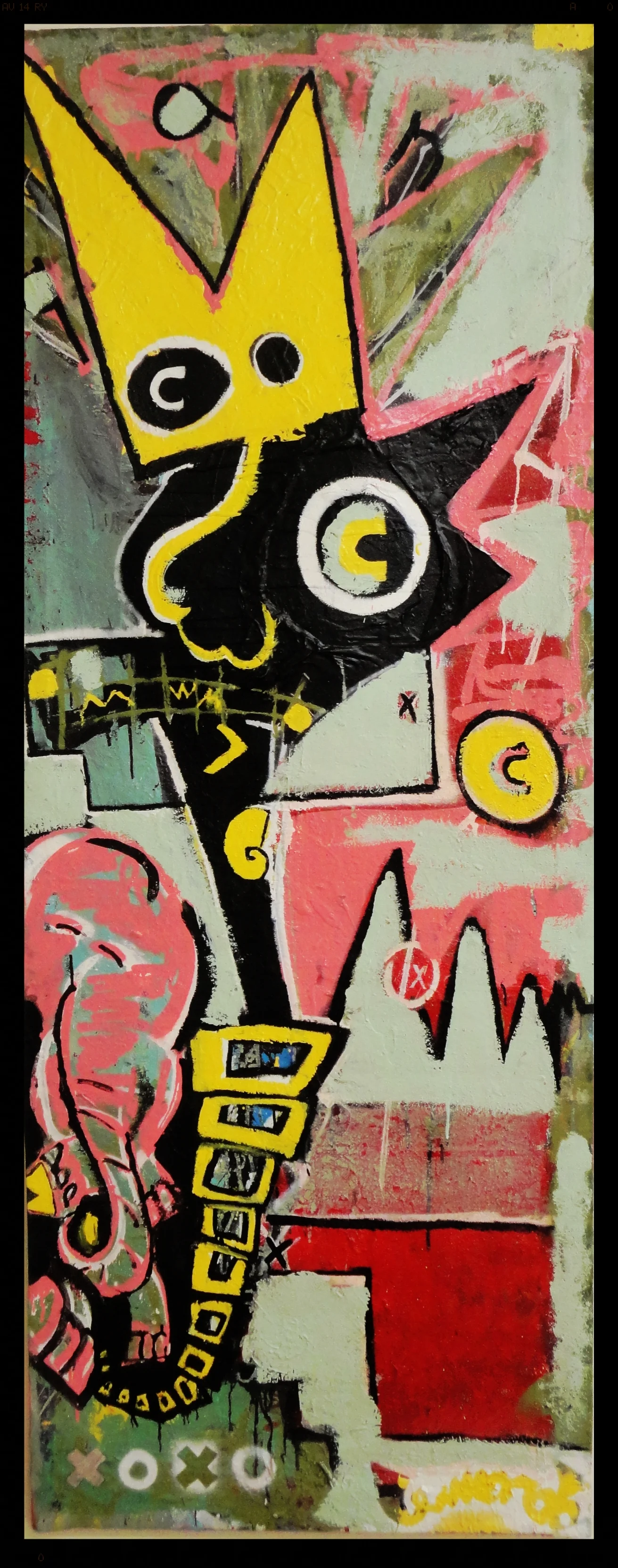 the PAN (L). for Cancer (2014) // oil on canvas // 2900