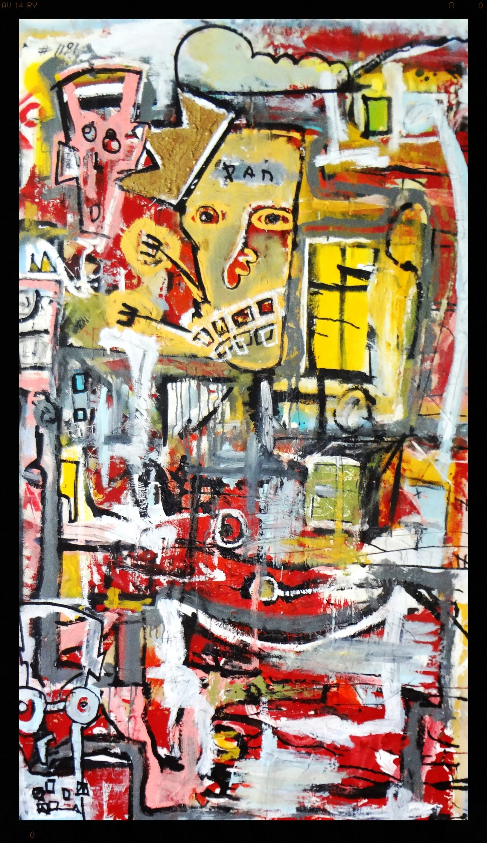 Return of the Horsemen #1181 (2013-2016) // mixed on canvas // 63x36 // 2700