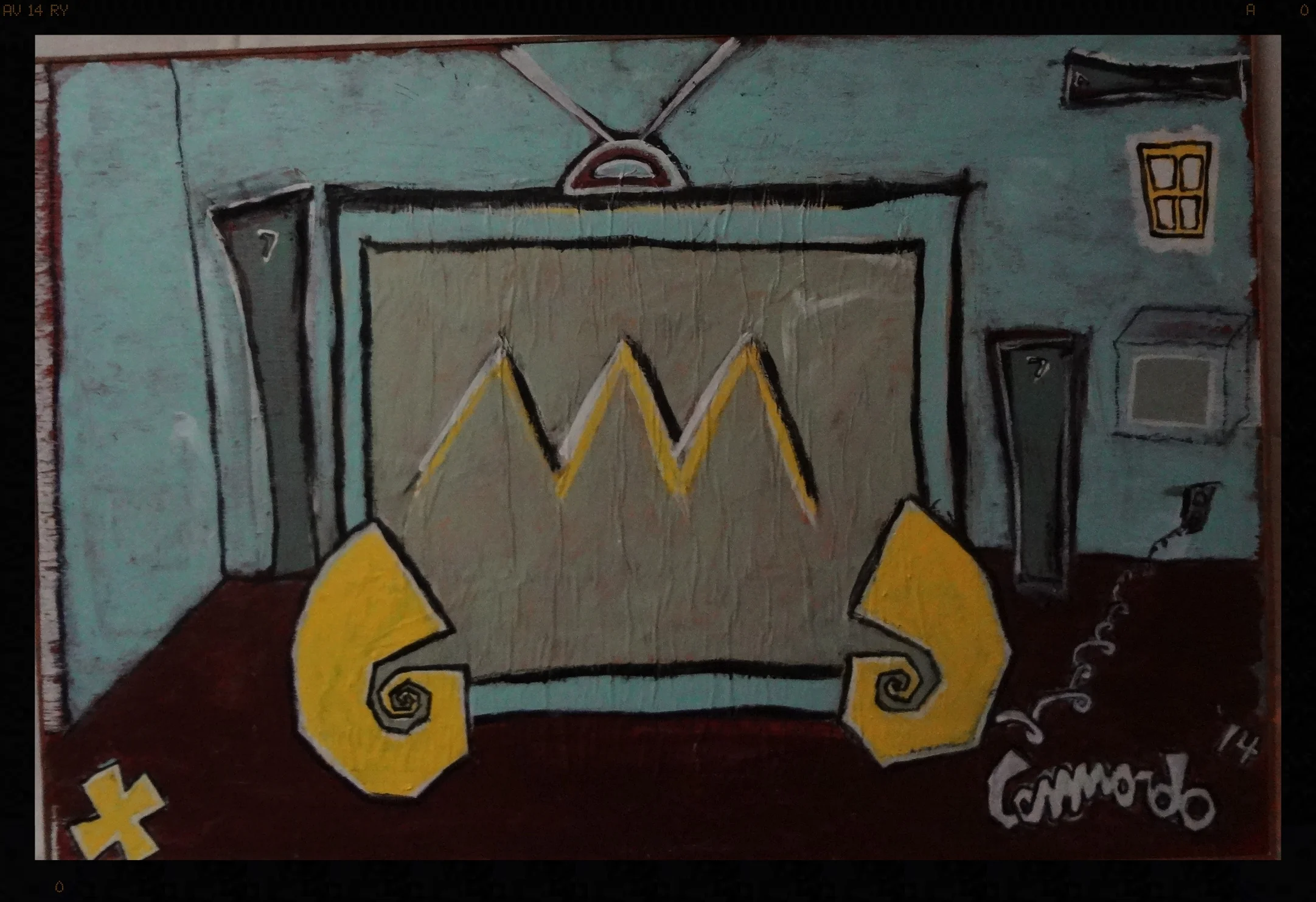 Subtle Obtuse (2014) // oil on panel // 30x45 // 1100