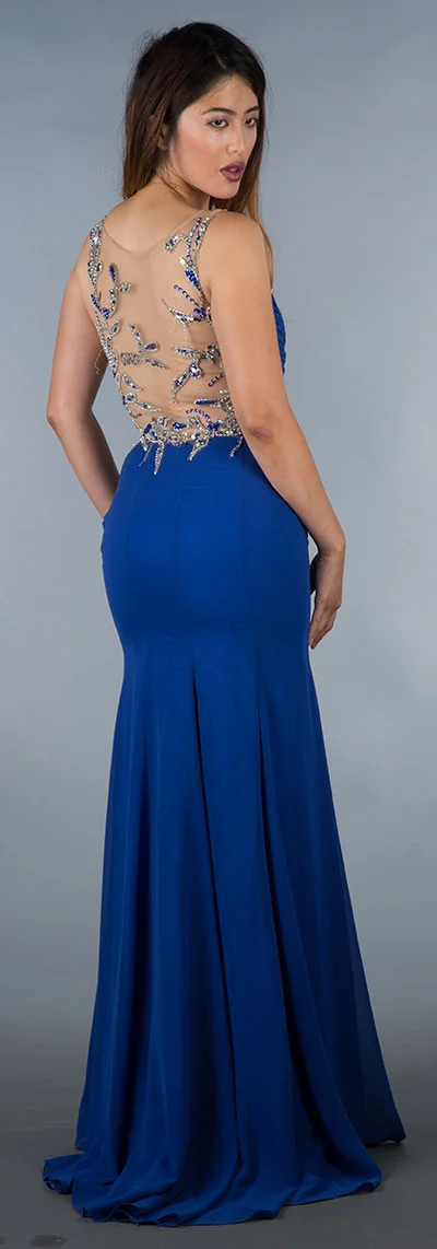 Blue Gown Back