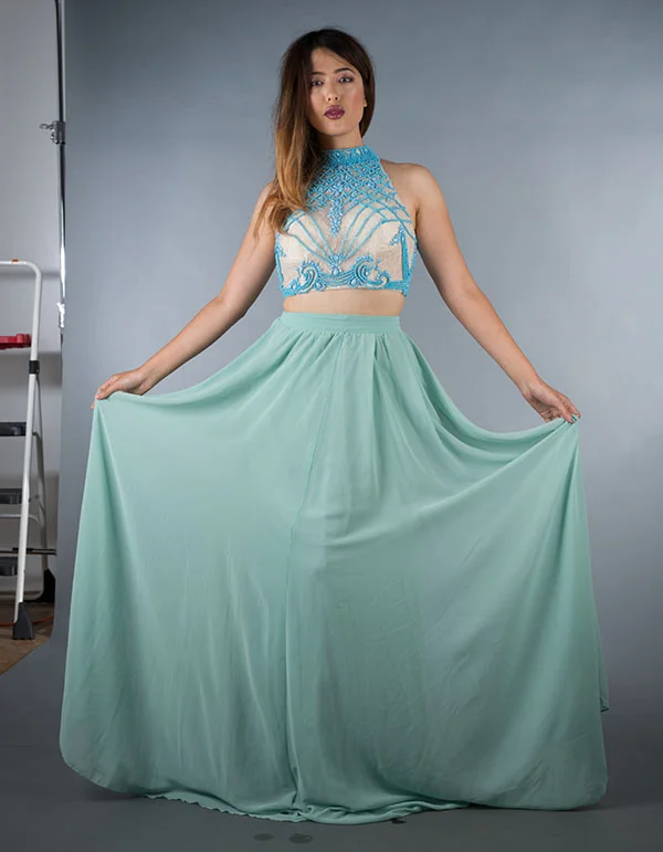 Aqua Gown