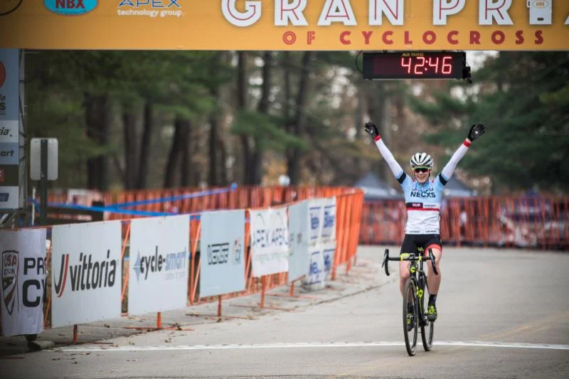 Ruby West captured the win at the NBX Gran Prix of 'Cross and the overall Vittoria Series victory in 2017. Photo: Angelica Dixon