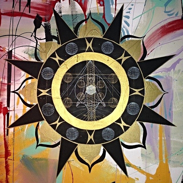 MOONLIGHT MANDALA MURAL