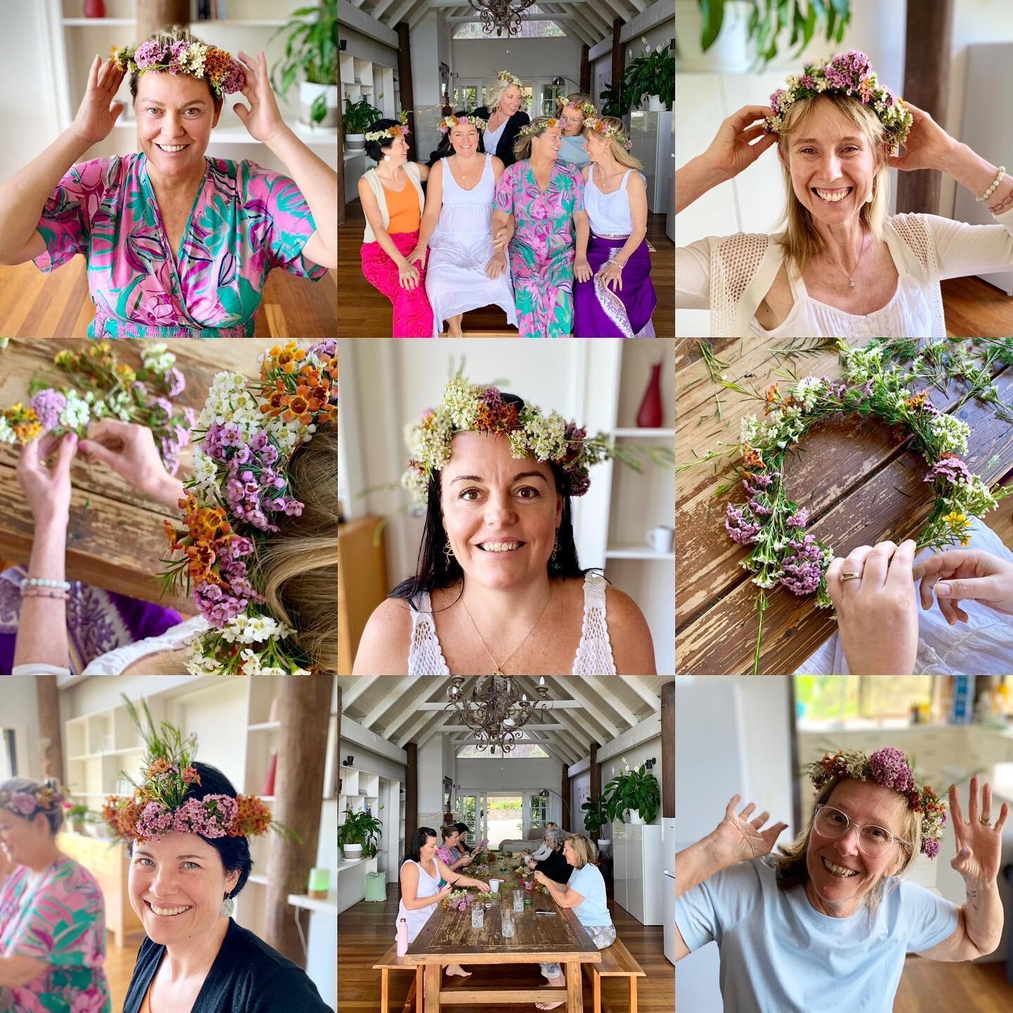 The most beautiful flower crown workshop ✨