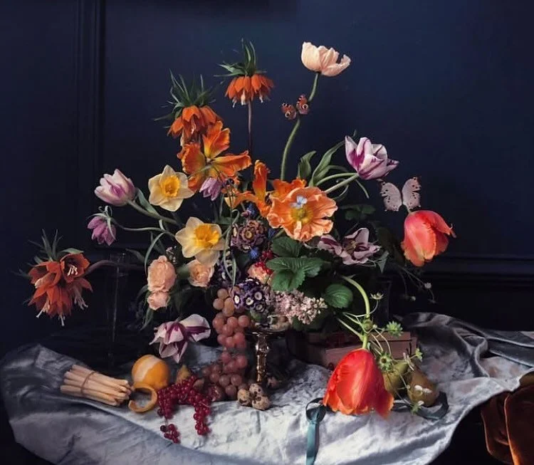 I&rsquo;m so looking forward to our Dutch Masters Floral Centrepiece + Yoga workshop on Sunday 25 May. 🌷 I have stylish urn vases at the ready, and Mother Nature is growing us some beautiful autumn blooms. Link in bio for bookings and more info 💗