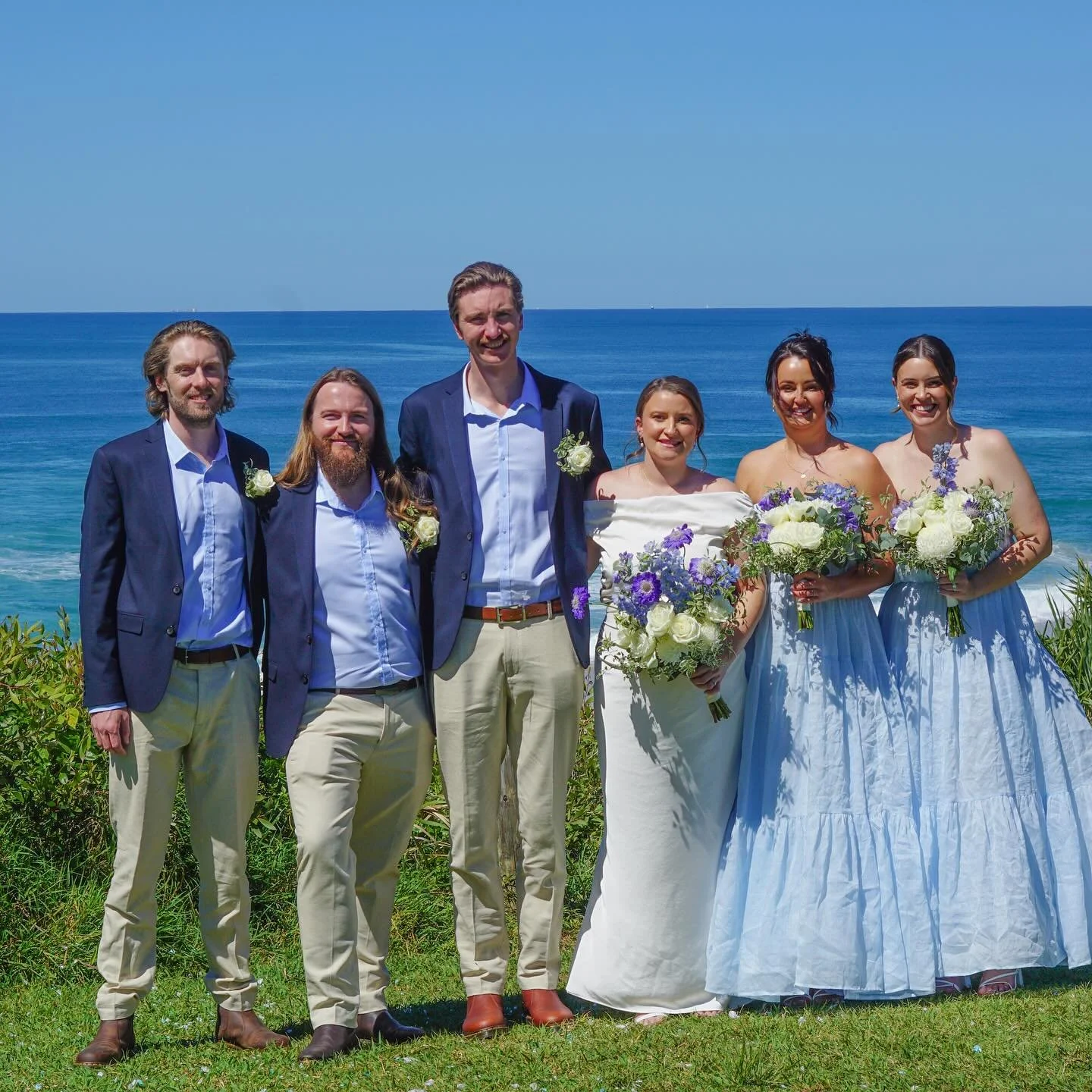 Congratulations Maddie 💘 Noah! What a pleasure it was to put together your blooming blues and whites. 🩵🤍