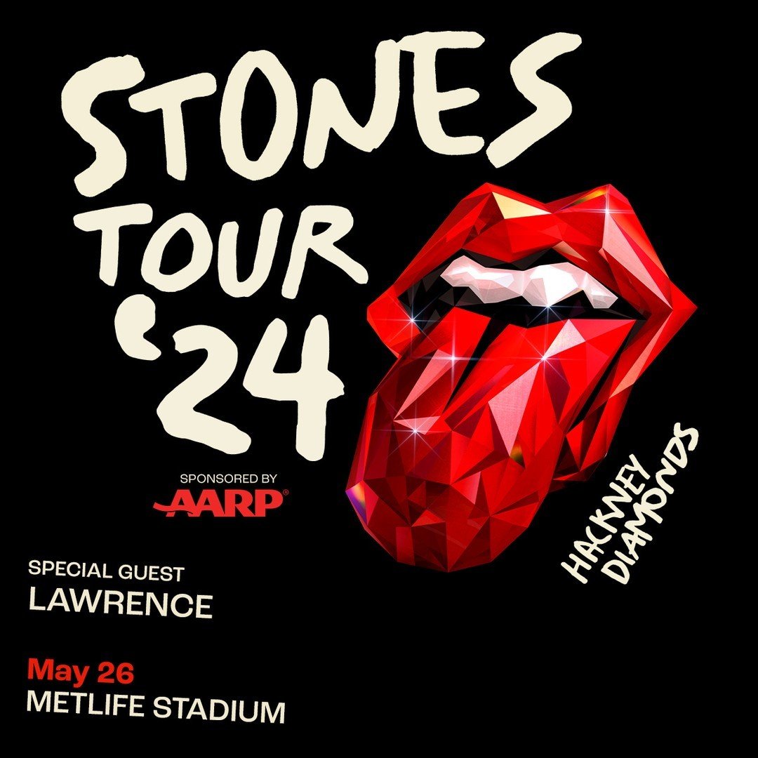 Excited to share that @lawrencetheband will be opening for @therollingstones May 26th at @MetLifeStadium! See you there!