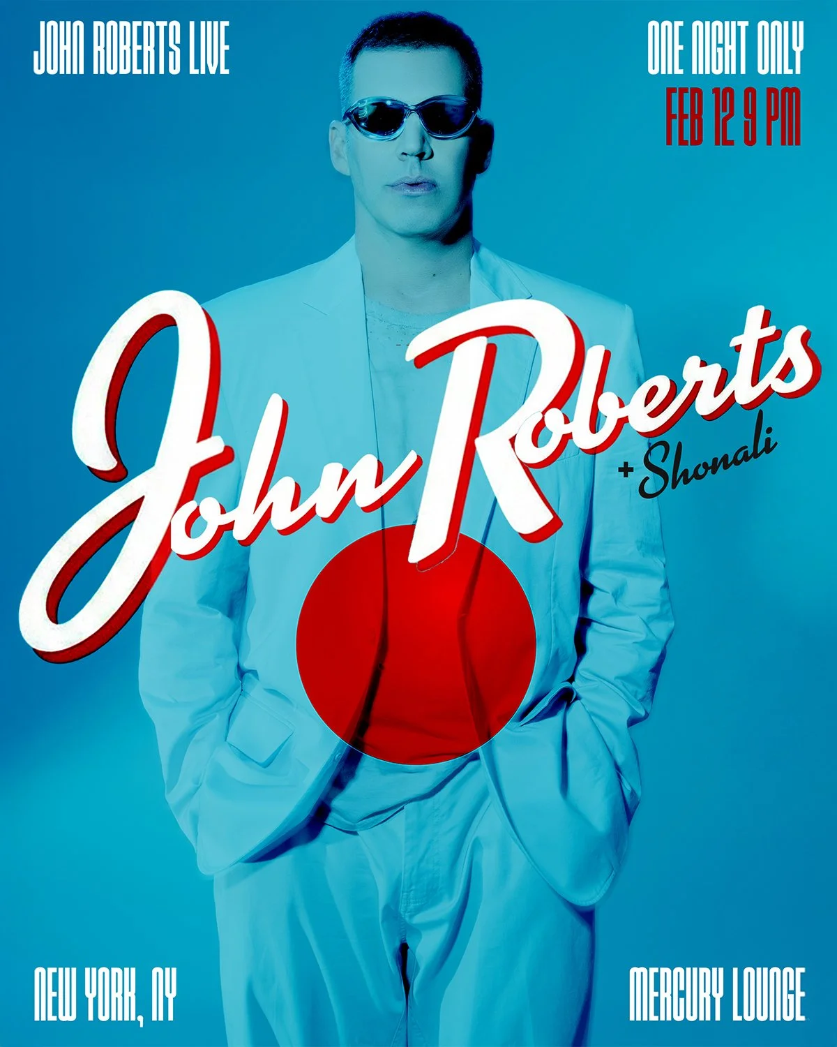 ✨ SHOW ANNOUNCEMENT ✨

@johnrobertsfun returns to @mercuryloungeny with @shonaliofficial on February 12th at 9pm. 

It&rsquo;s gonna be a fun night filled with music &mdash; you better be ready to dance!

Tickets on sale now 🎟️