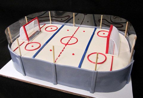 Field hockey cake | Hockey cakes, Cake, Sports themed cakes