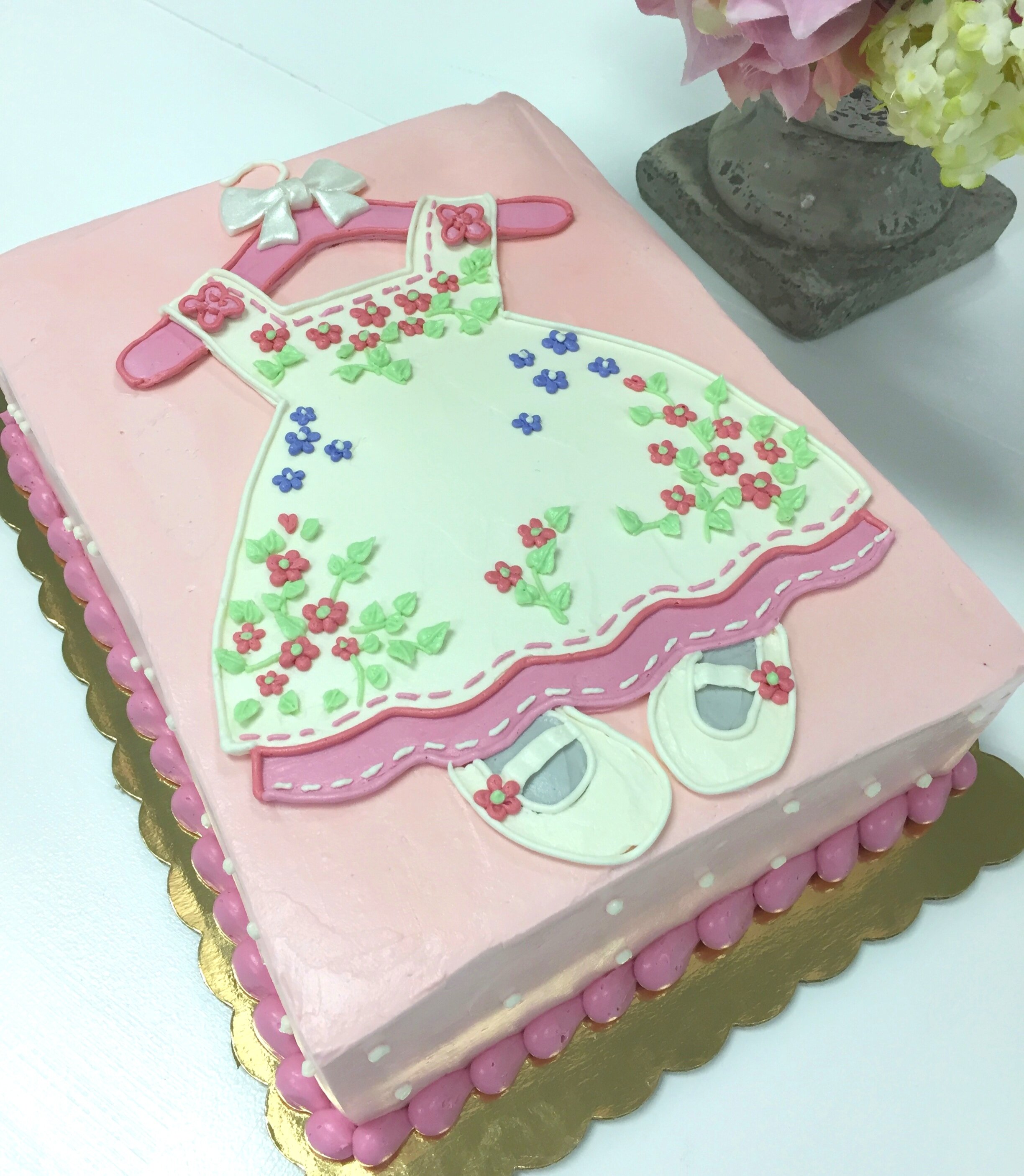 Baby Dress Cake - CakeCentral.com