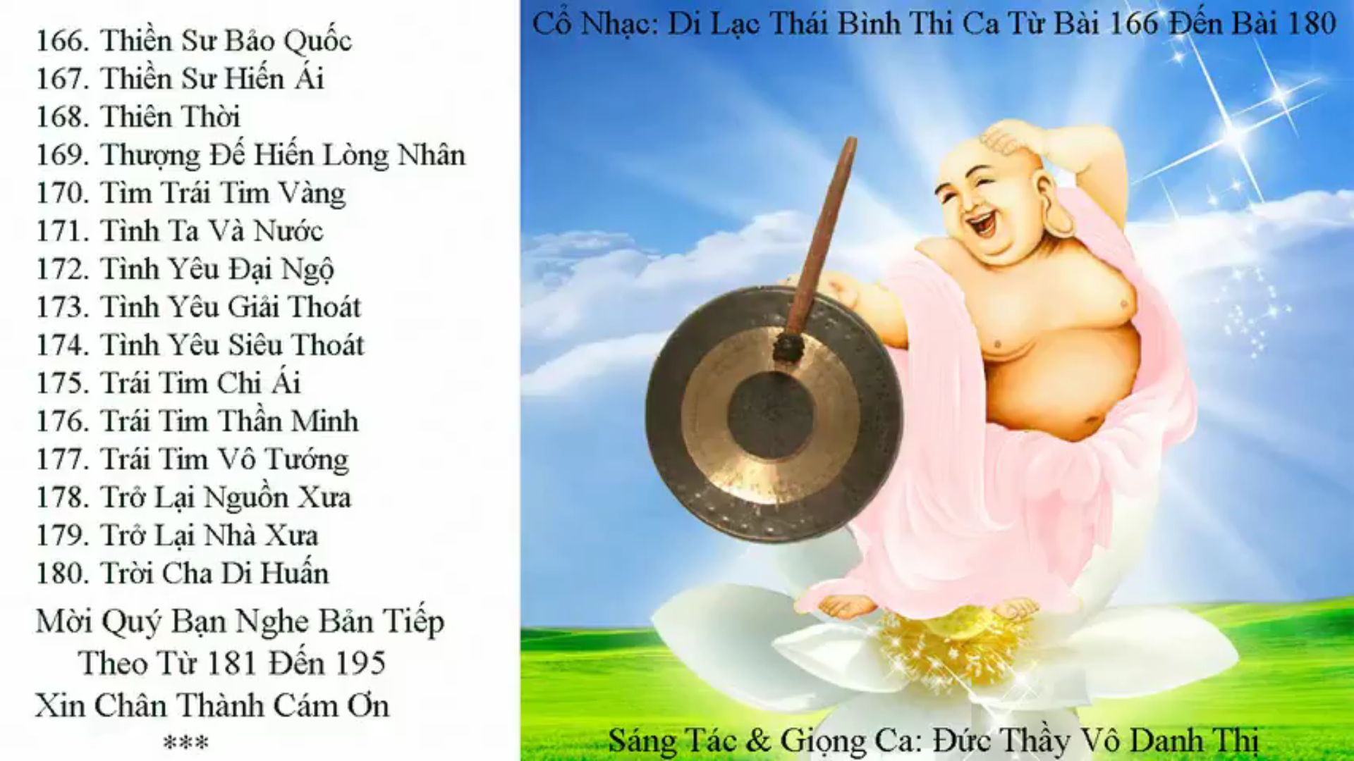 Di Lạc Thái Bình Thi Ca - Lần 12