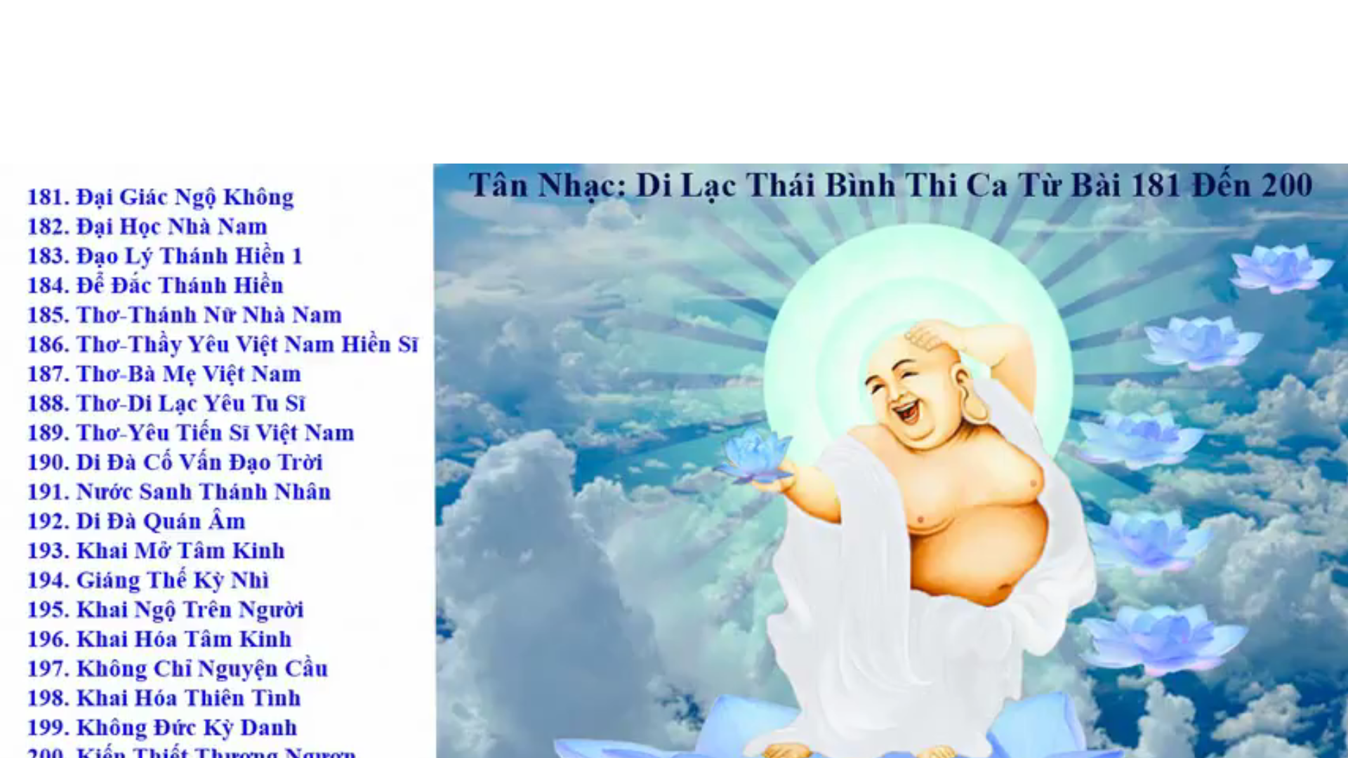 Di Lạc Thái Bình Thi Ca - Lần 10