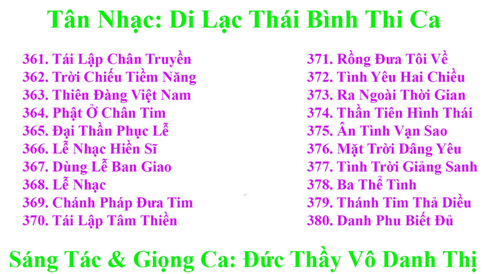 Di Lạc Thái Bình Thi Ca - Lần 19