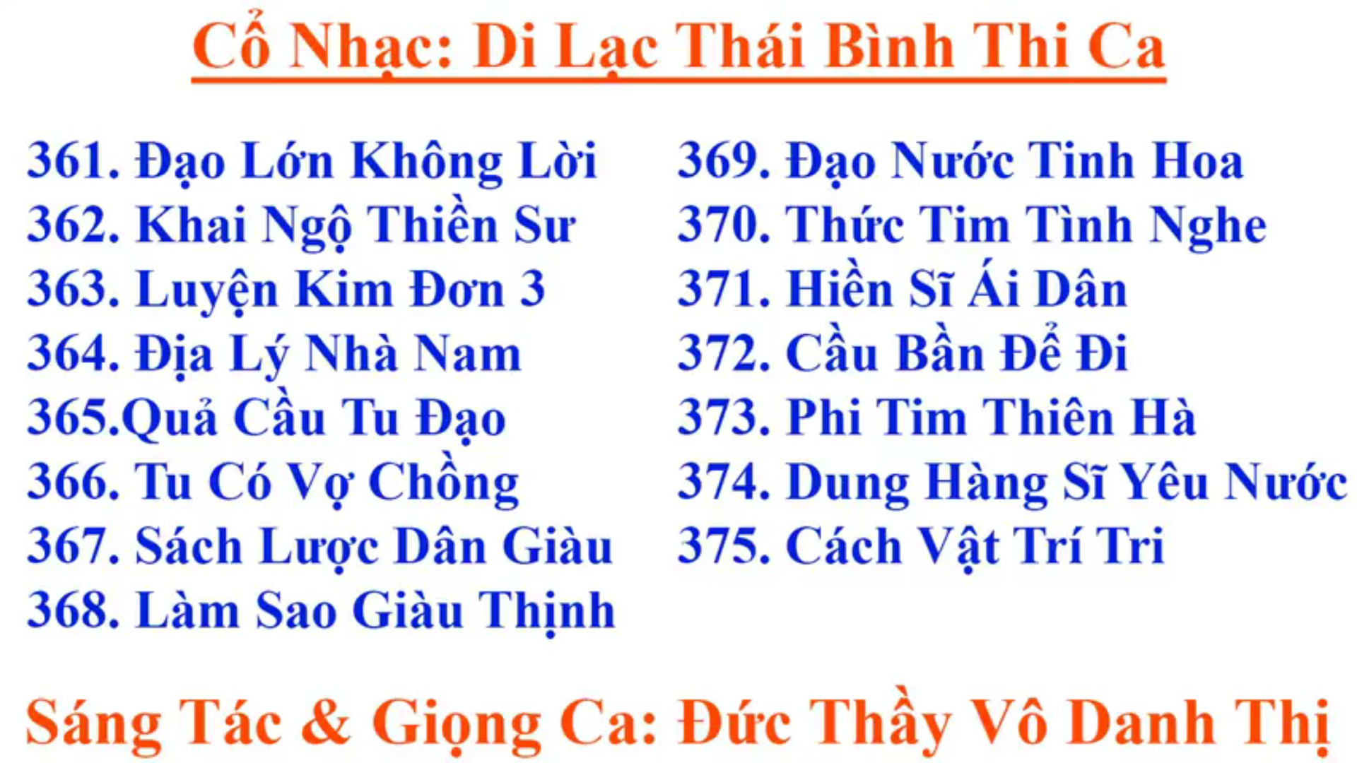 Di Lạc Thái Bình Thi Ca - Lần 25