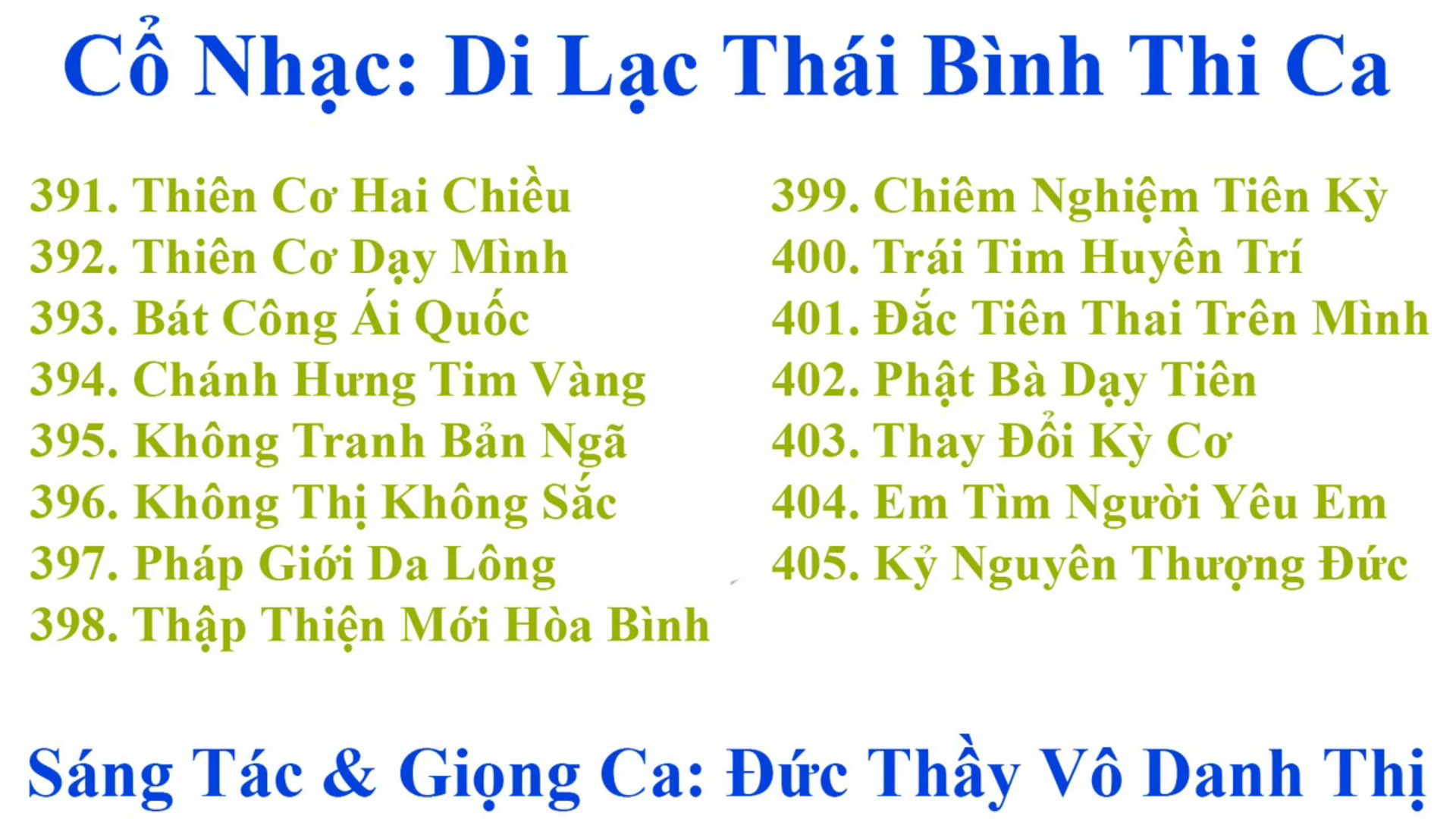 Di Lạc Thái Bình Thi Ca - Lần 27