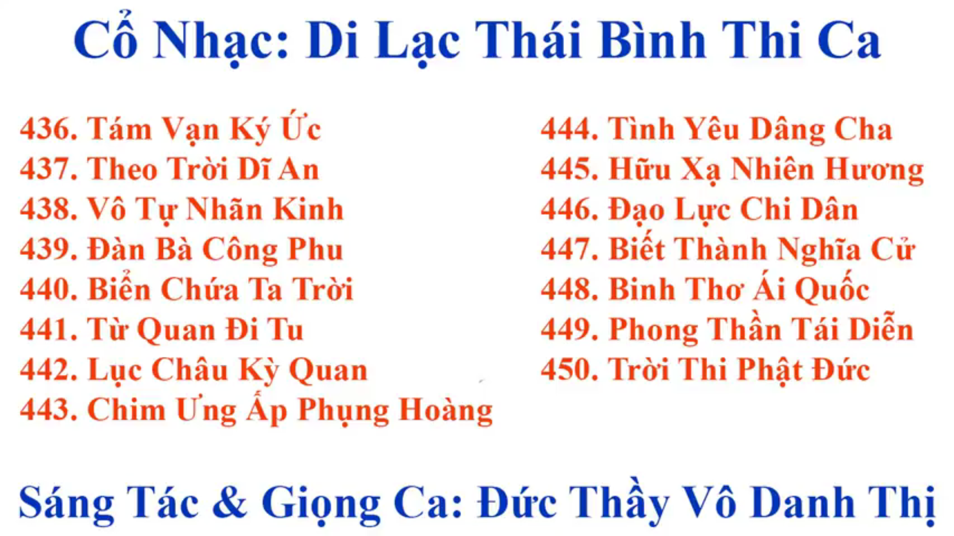 Di Lạc Thái Bình Thi Ca - Lần 30