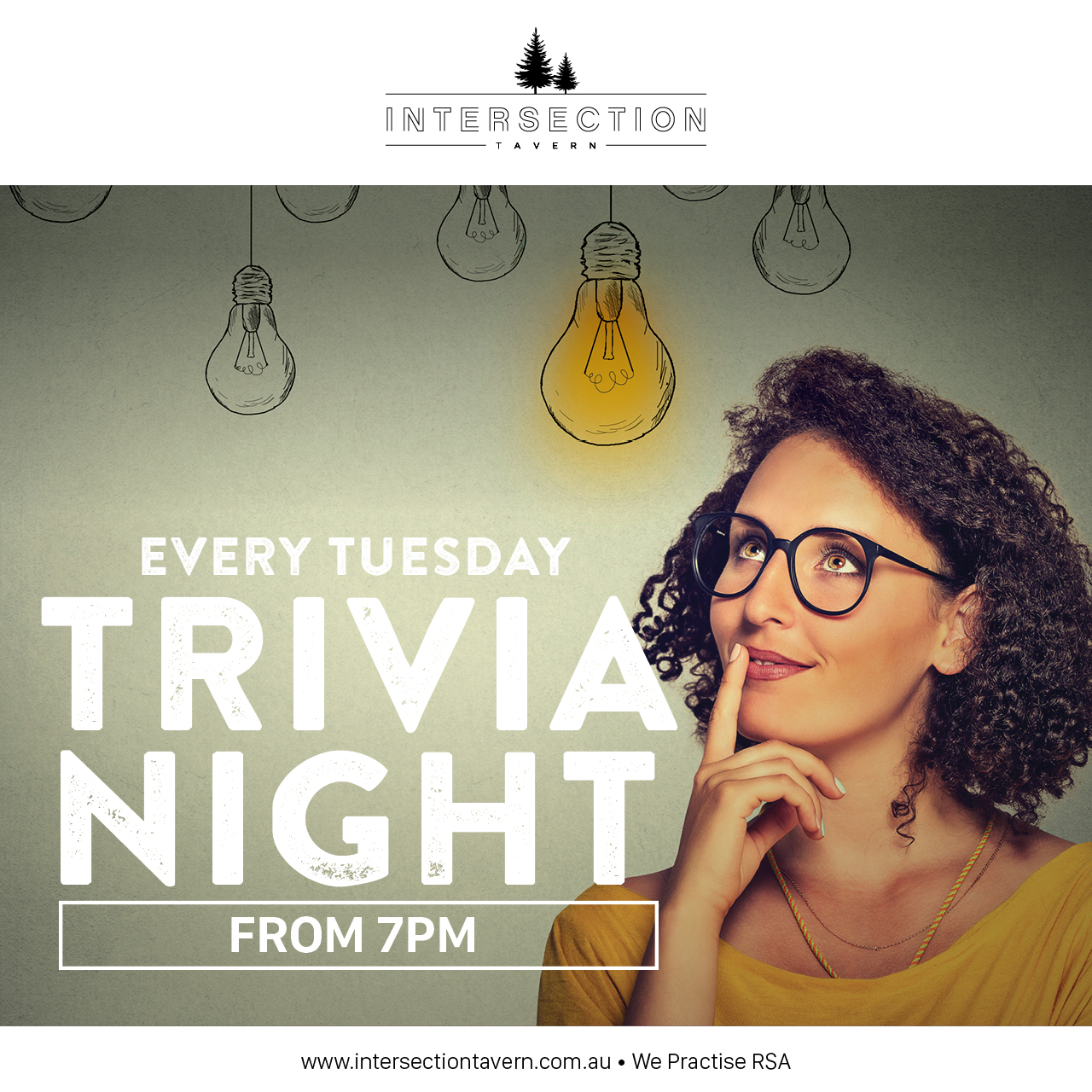 TUESDAY NIGHT TRIVIA Live & fun from 7pm