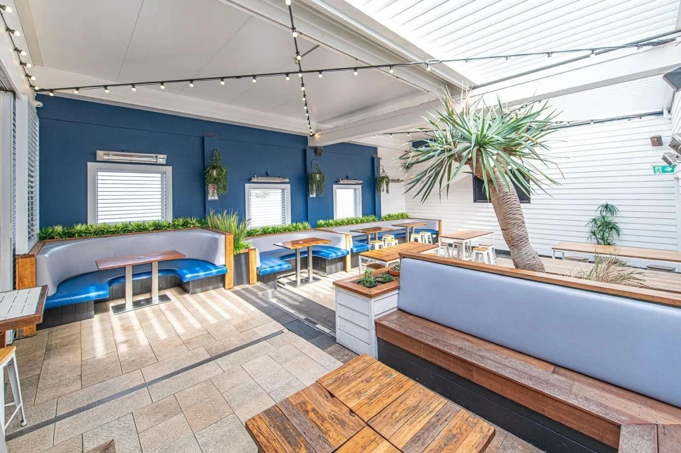 Sky Terrace rooftop bar at Intersection Tavern Ramsgate - Hamptons-inspired