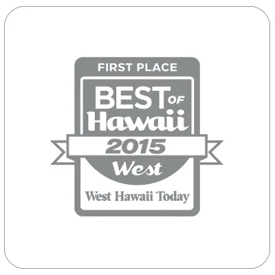 Best Of Hawaii 2015 - First Place Award