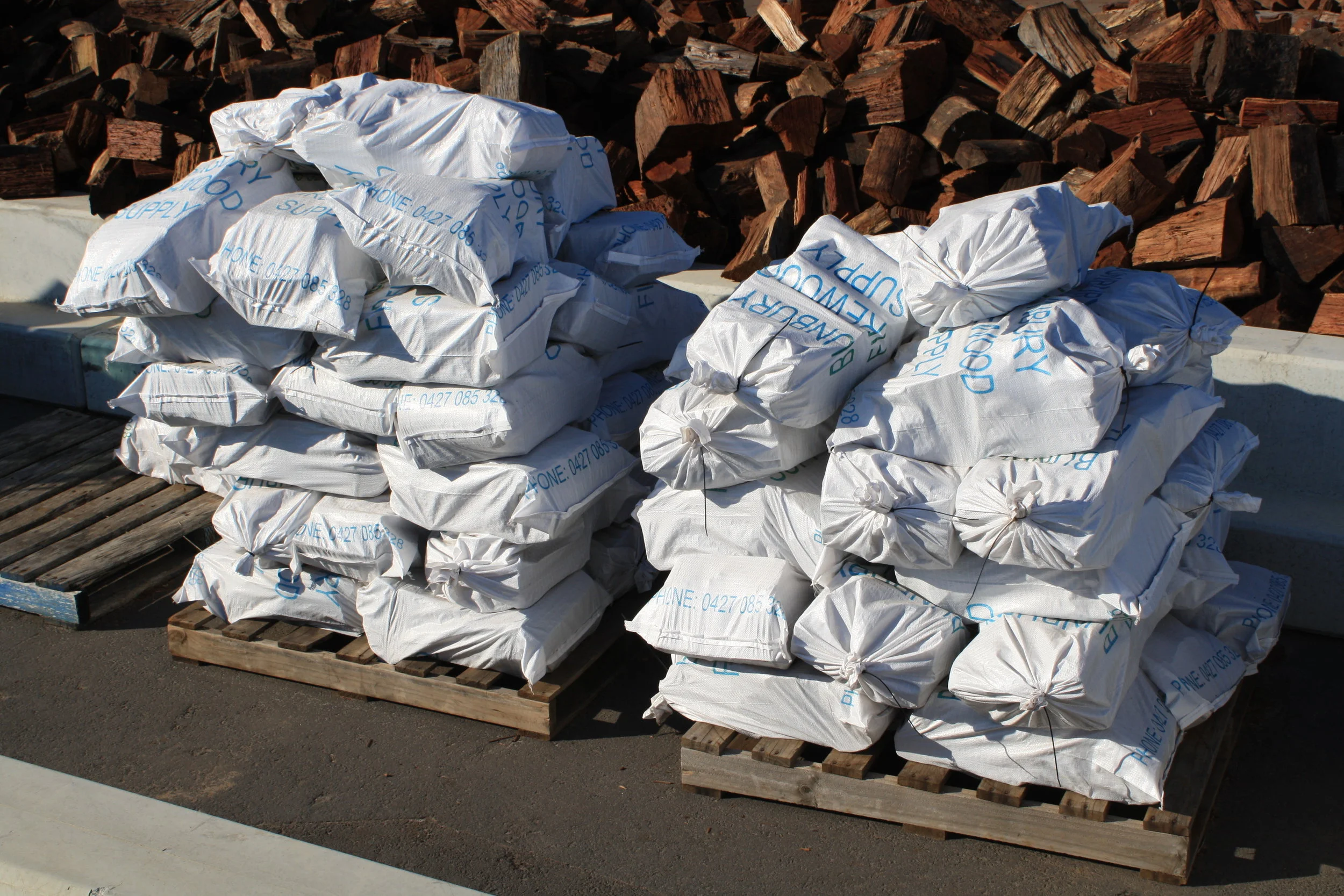 We have all products in bags for convenience 