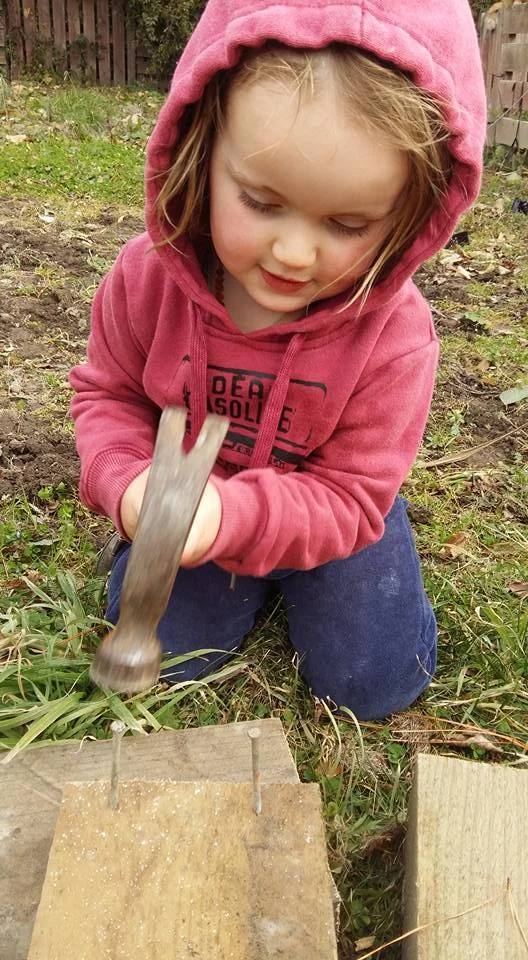 Miss Izzy getting her build-on