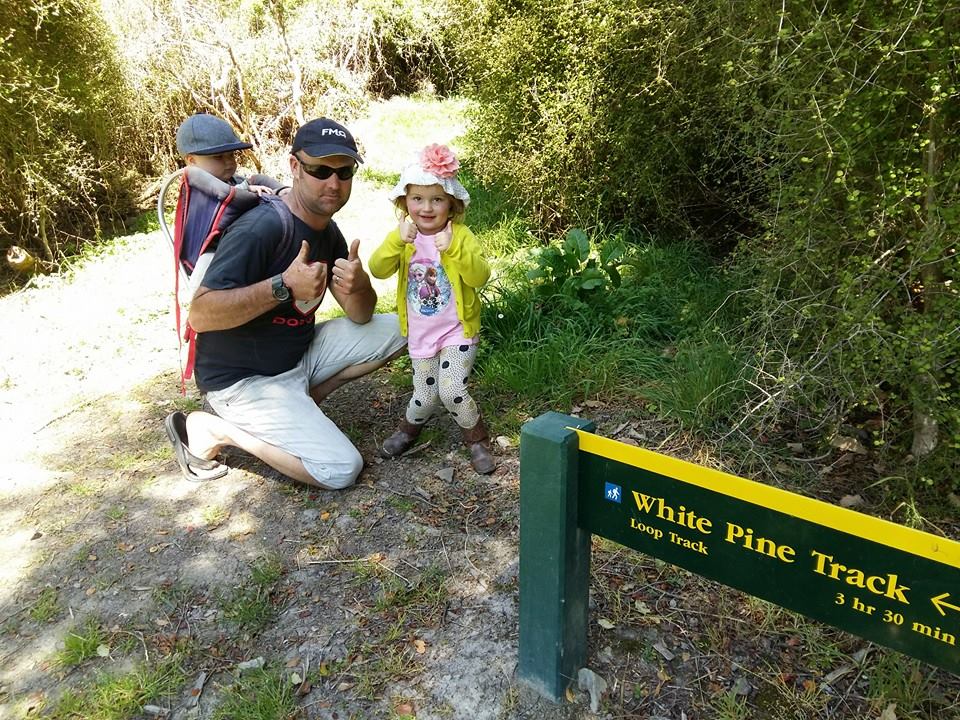 The start of the White Pine Track