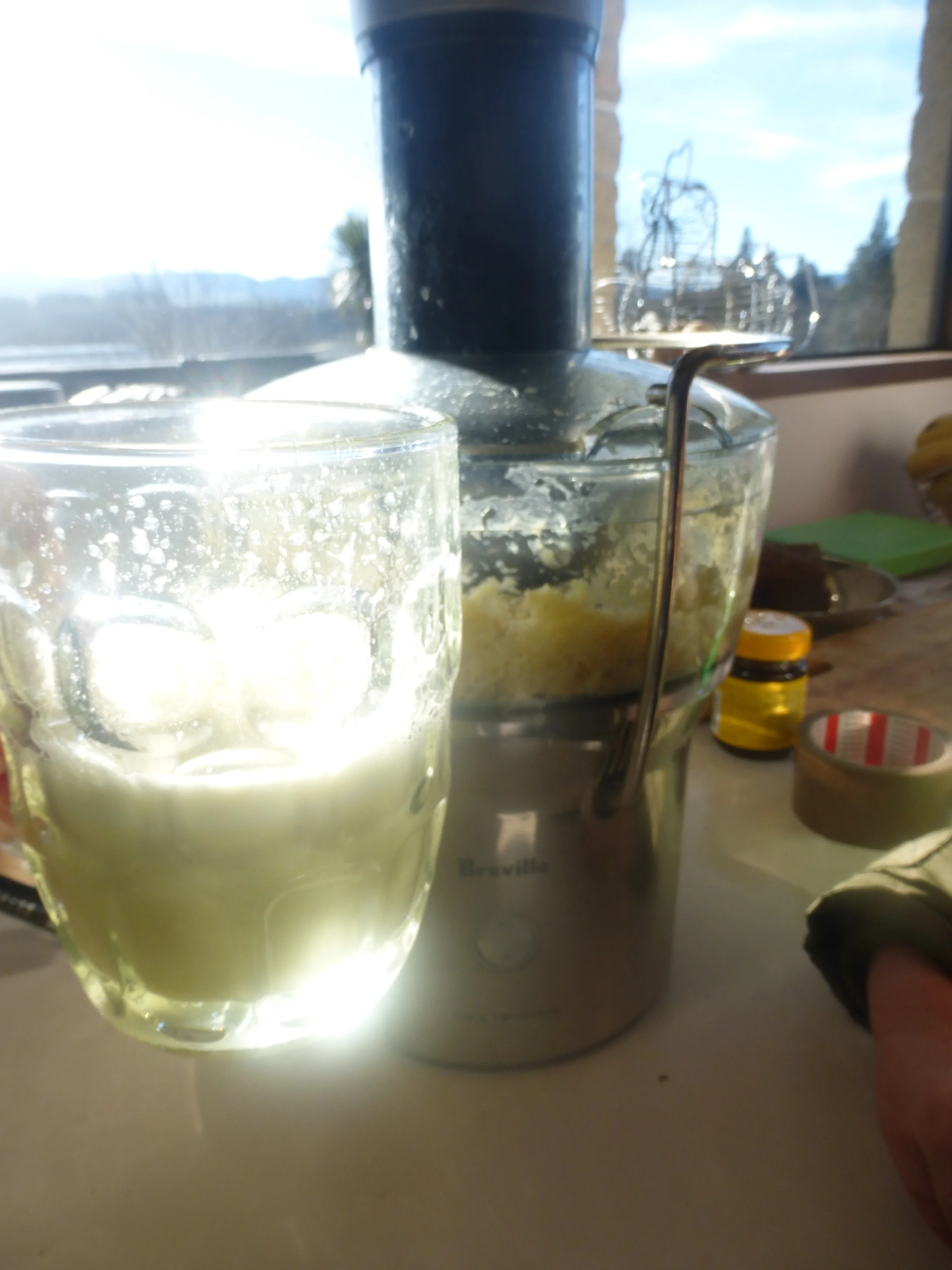 Juice the lemons by hand if you don't have a juicer