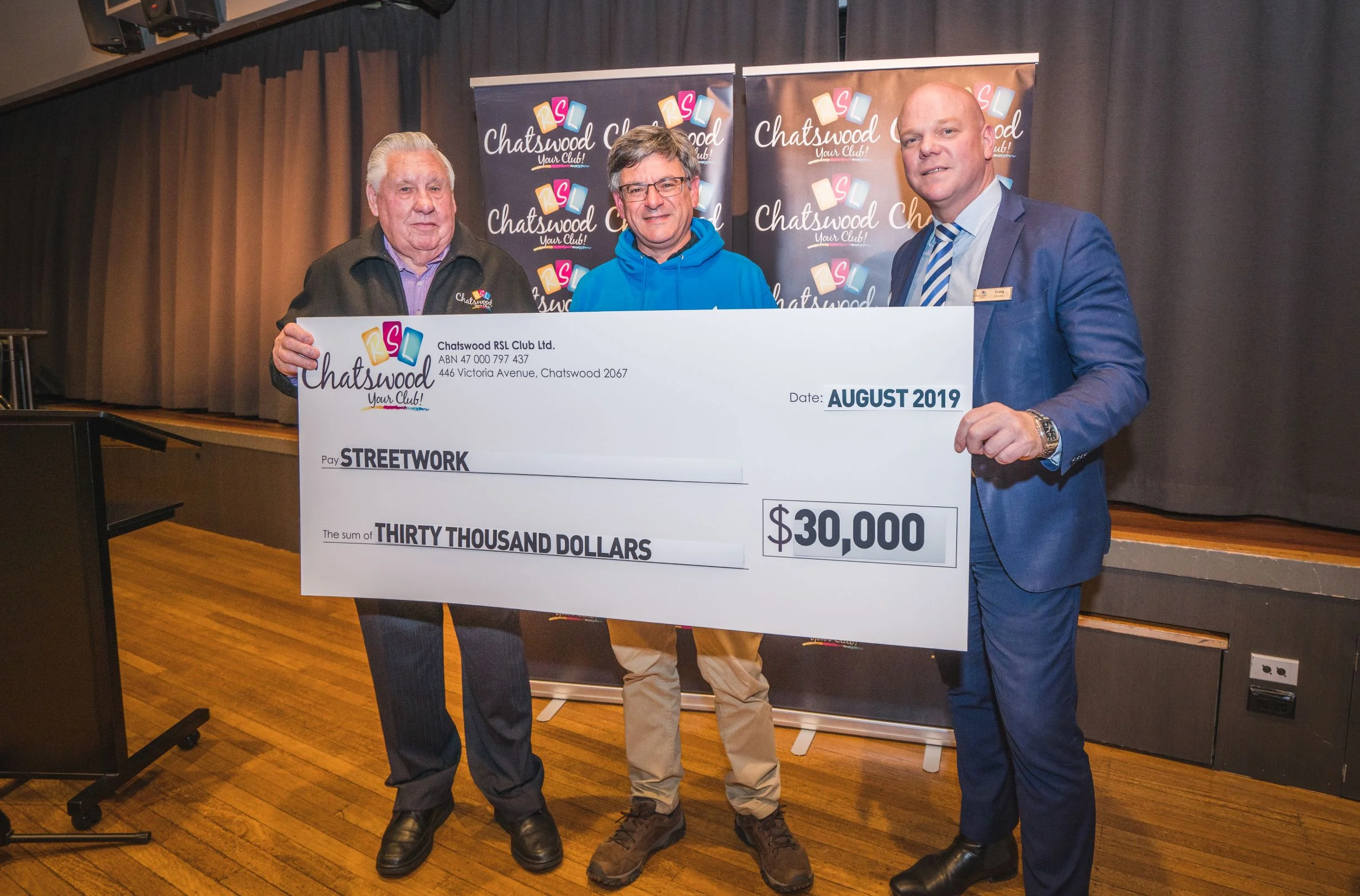 Chatswood RSL cheque presentation August 2019 .jpg