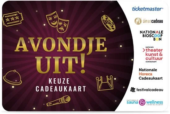 Avondje Uit! Keuze Cadeaukaart