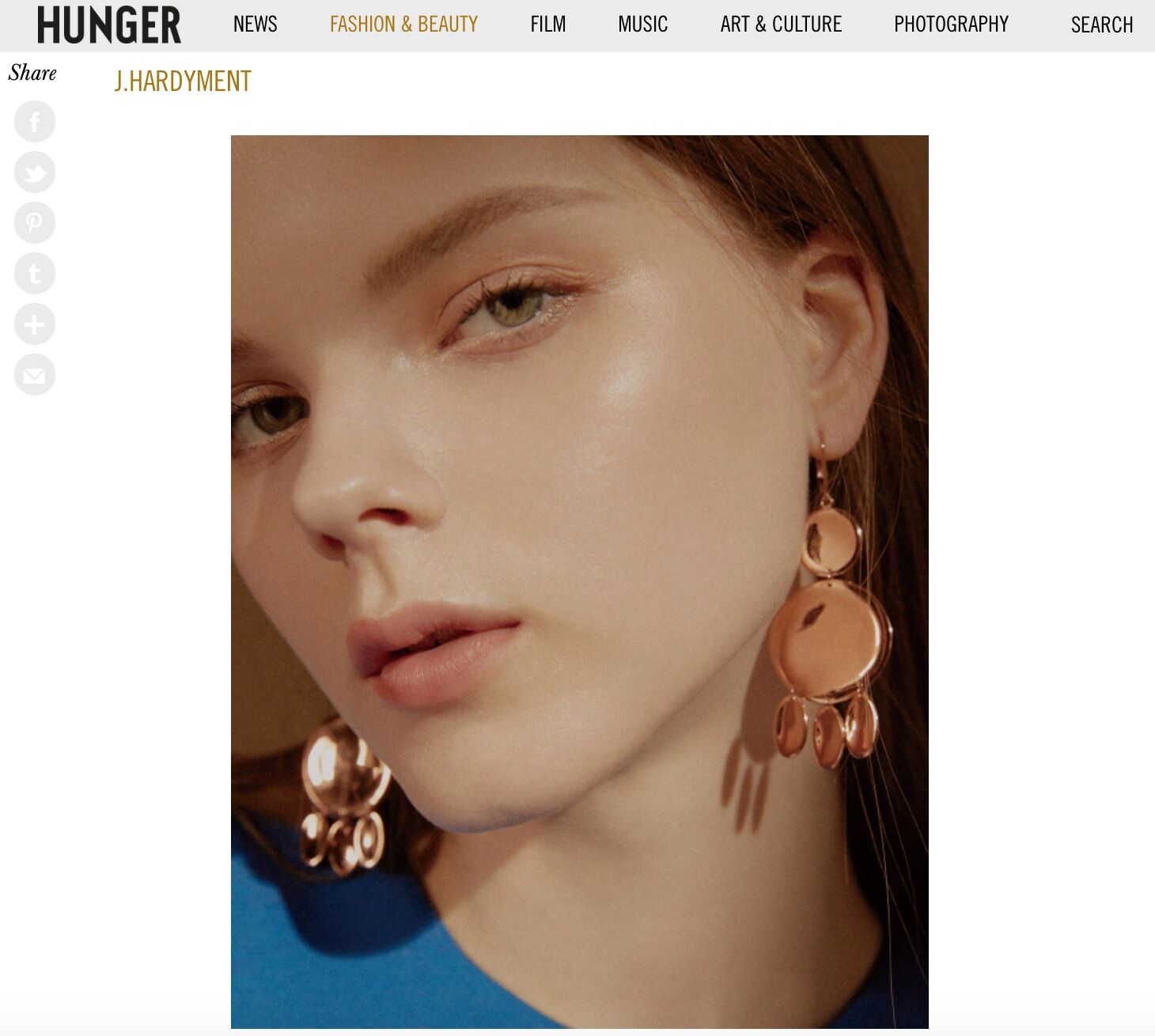 Hunger Mag Online, "5 Rising Jewellery Designers Inspired by Contemporary Art and Architecture"