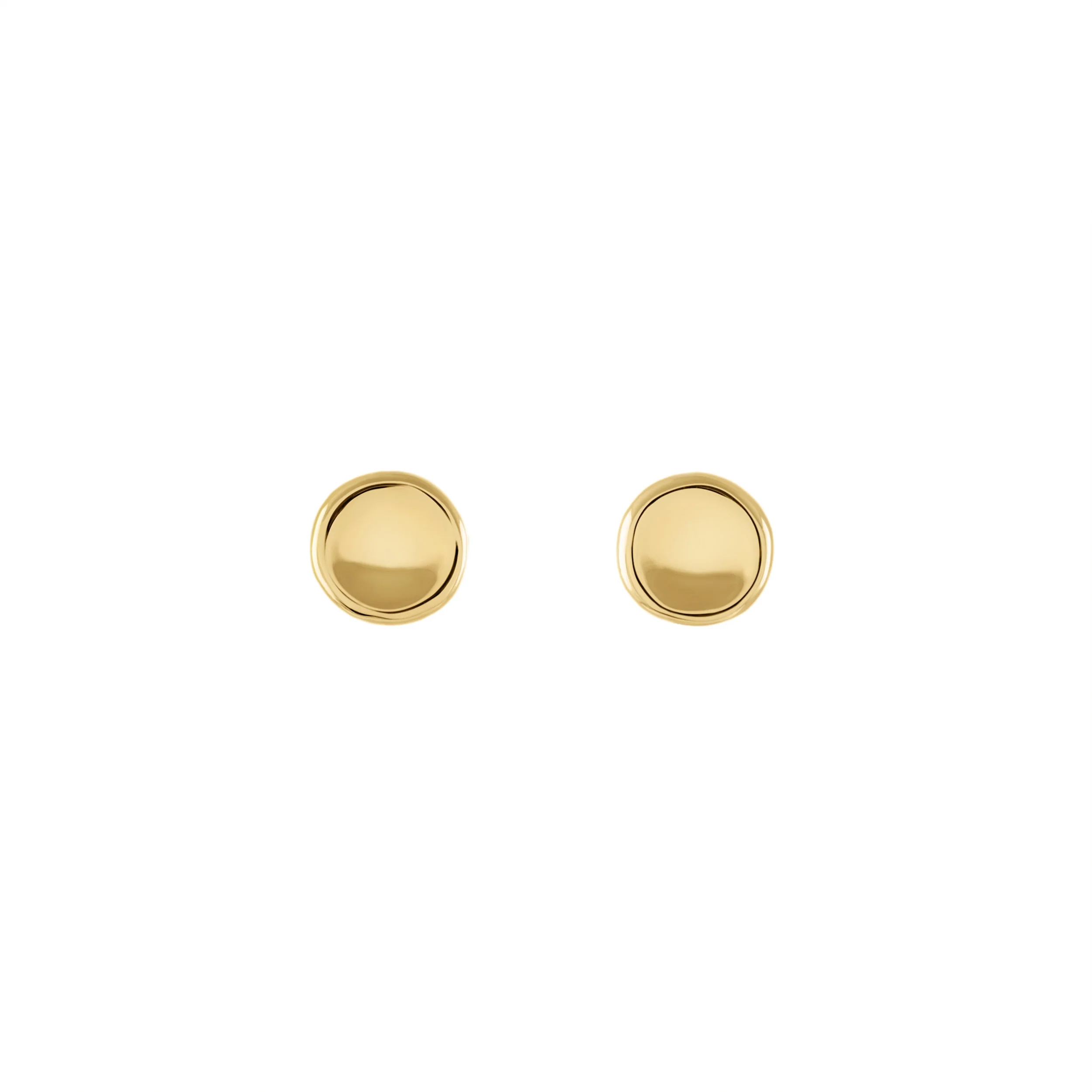 Small Thumbprint Stud Earring