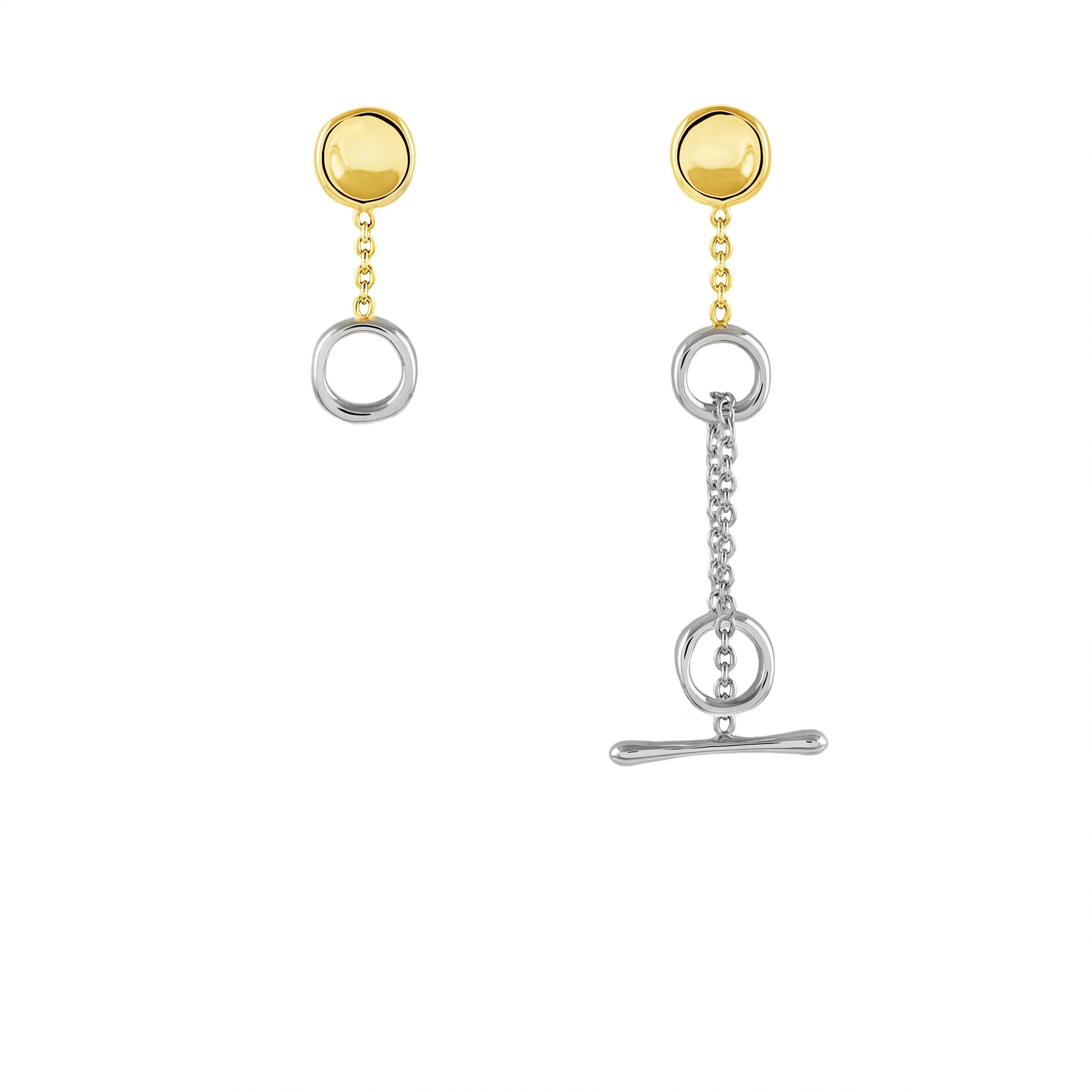 Small TP T Bar Link Earring (Mixed) 4.jpg